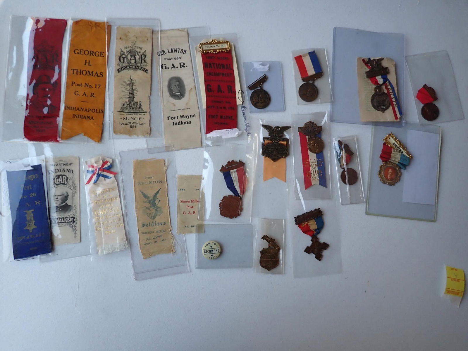 Indiana GAR Medals, Badges, & ribbons (1 of 15)