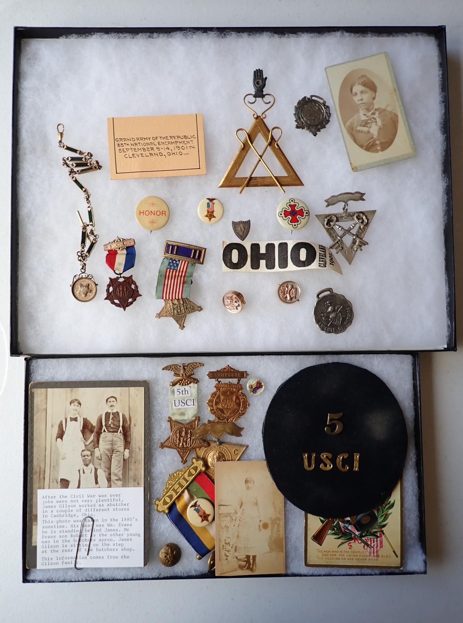 1901 GAR Cleveland Encampment memorabilia, etc. (1 of 14)