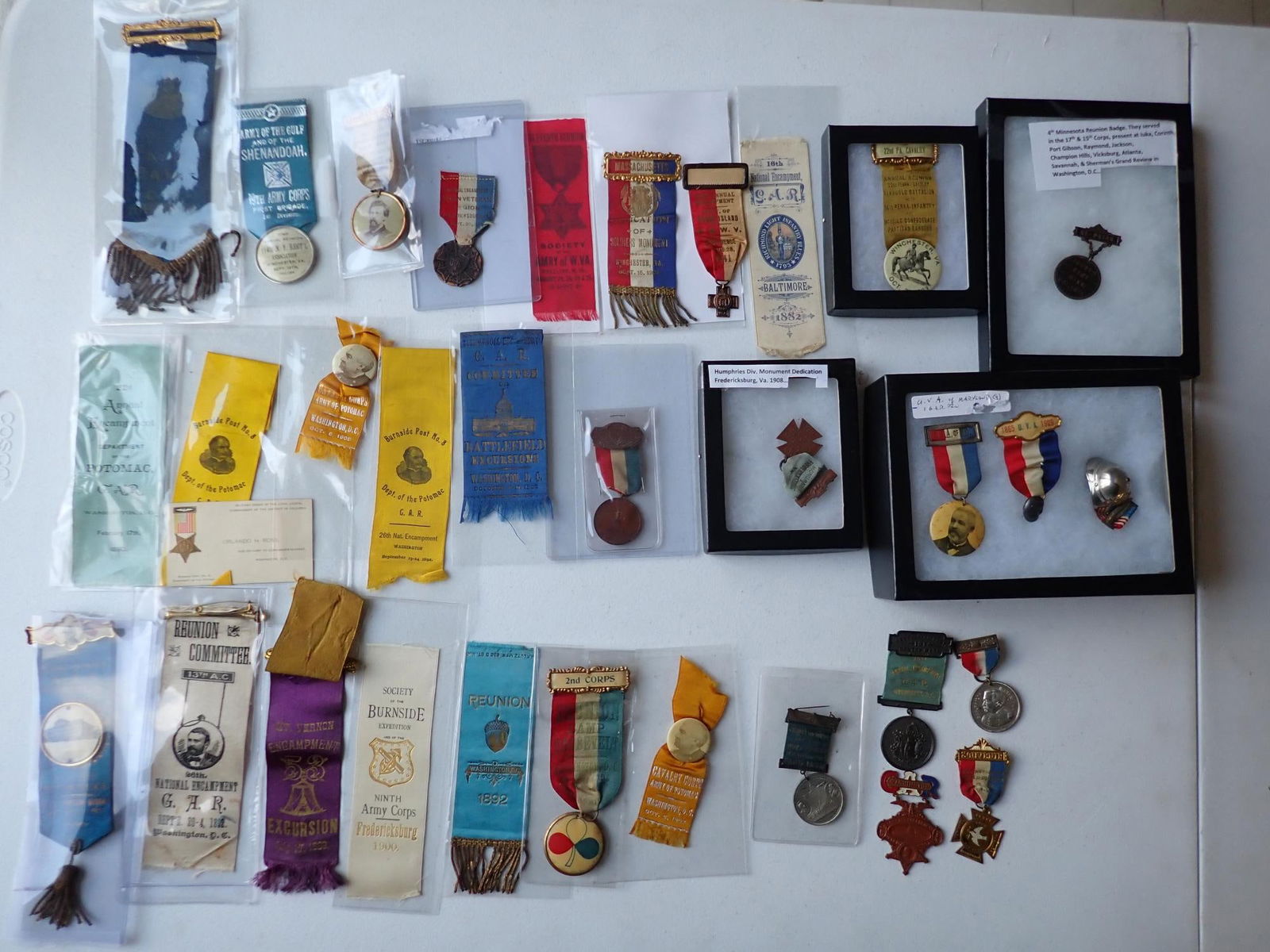 Shenandoah Valley, Potomac, Vets' badges, ribbons (1 of 17)