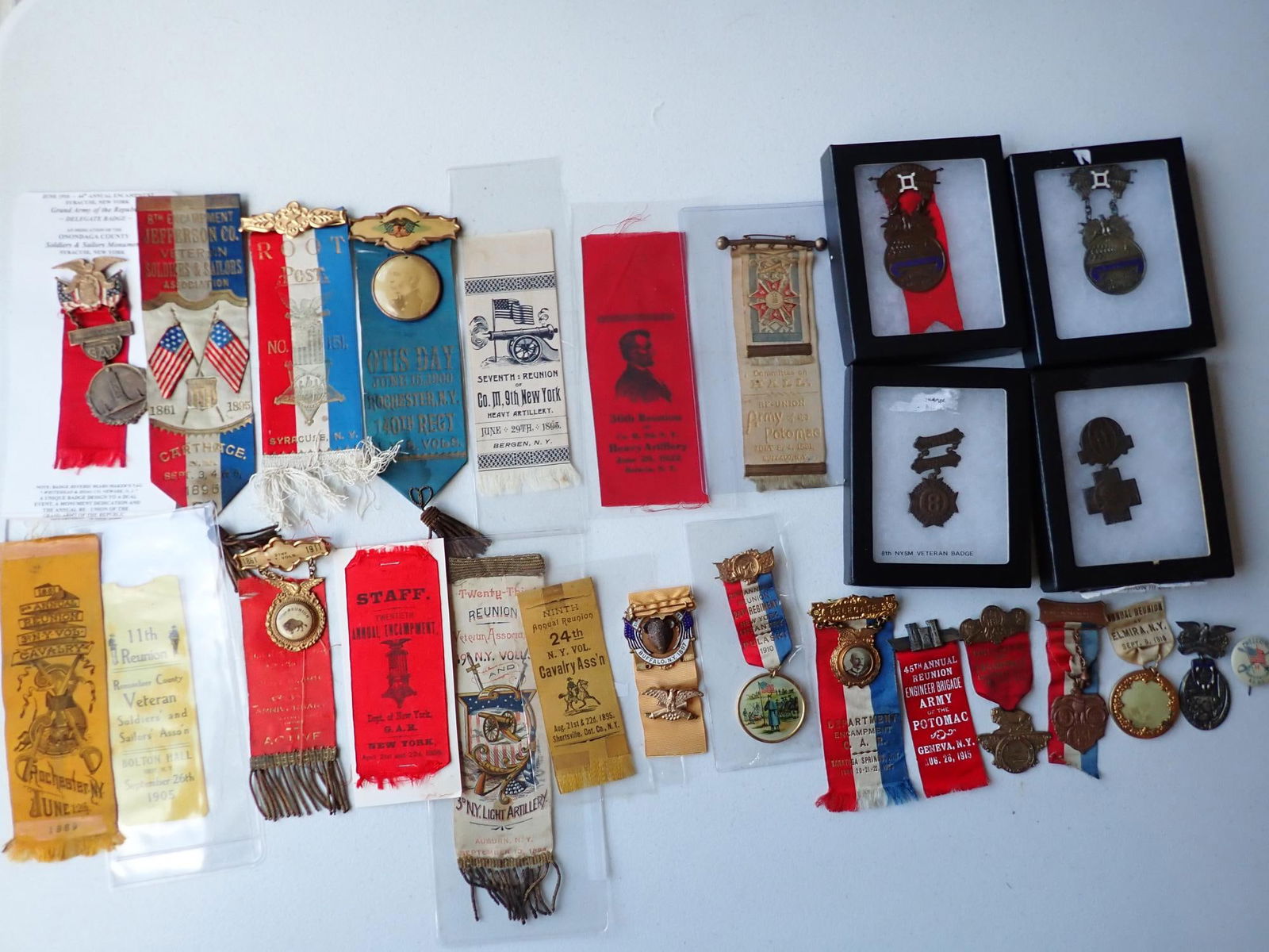 New York 1916 Gettysburg Reunion Medal, & others (1 of 16)