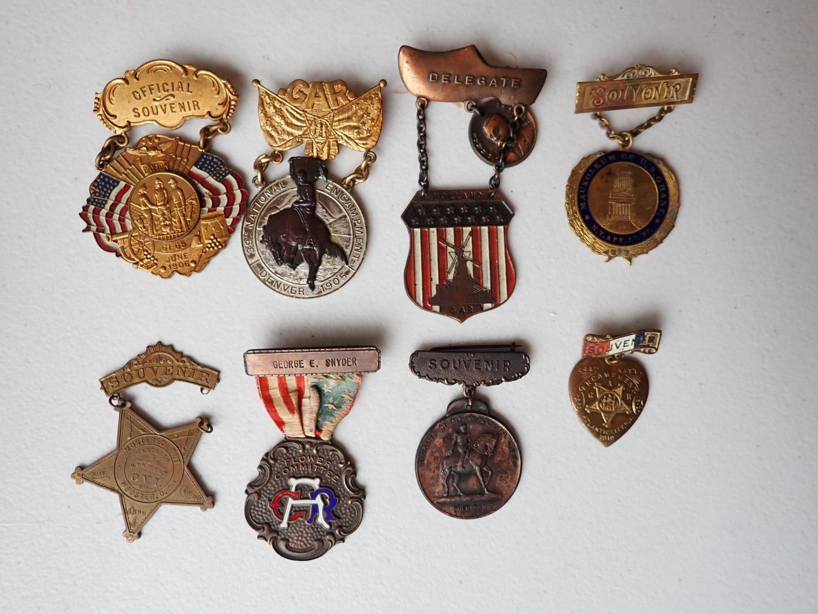 1905 Denver 06 Dayton GAR Encampment medals (1 of 17)