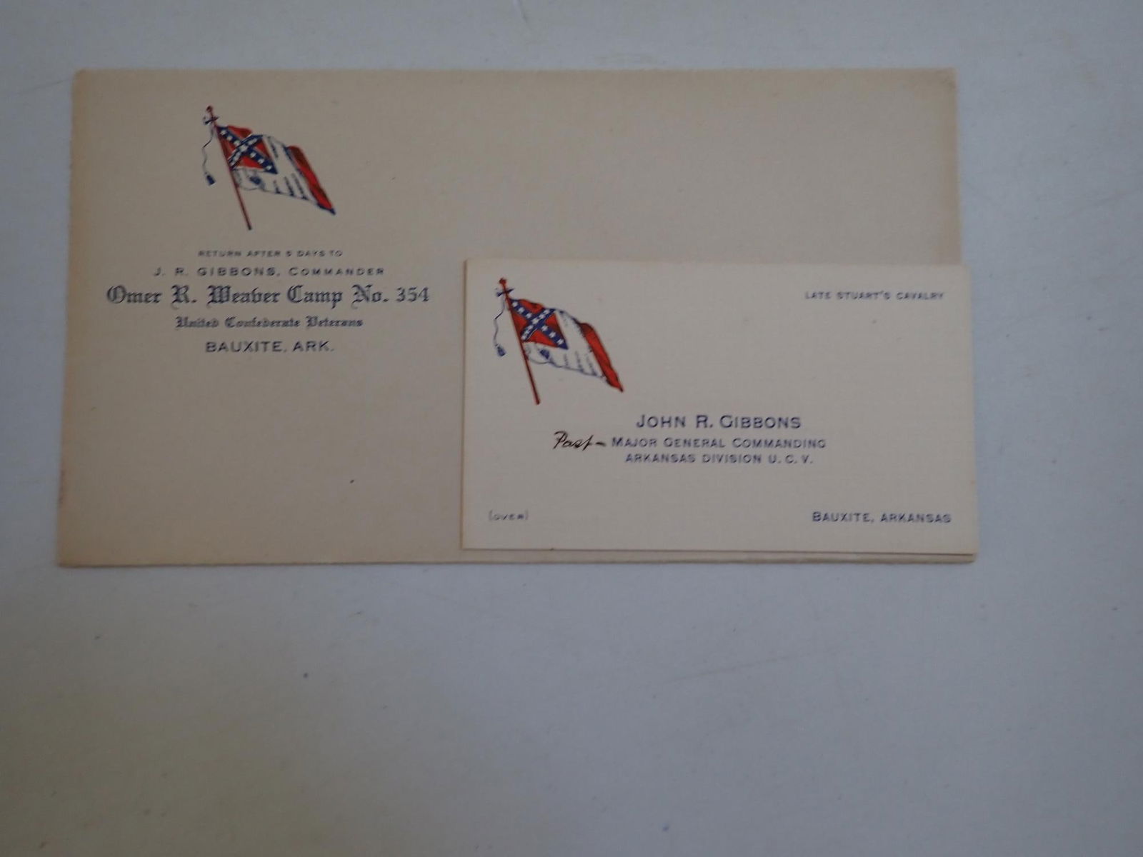 Confederate Vets Certificate, Ribbon, Program, etc. - 8