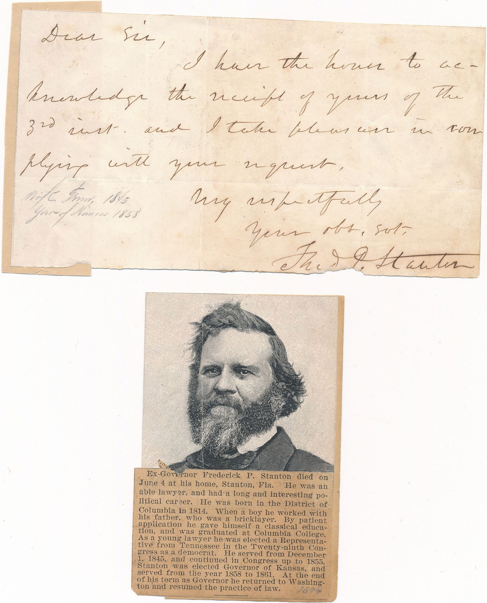 1868 Wisc. GAR program William E. Strong & others (1 of 20)