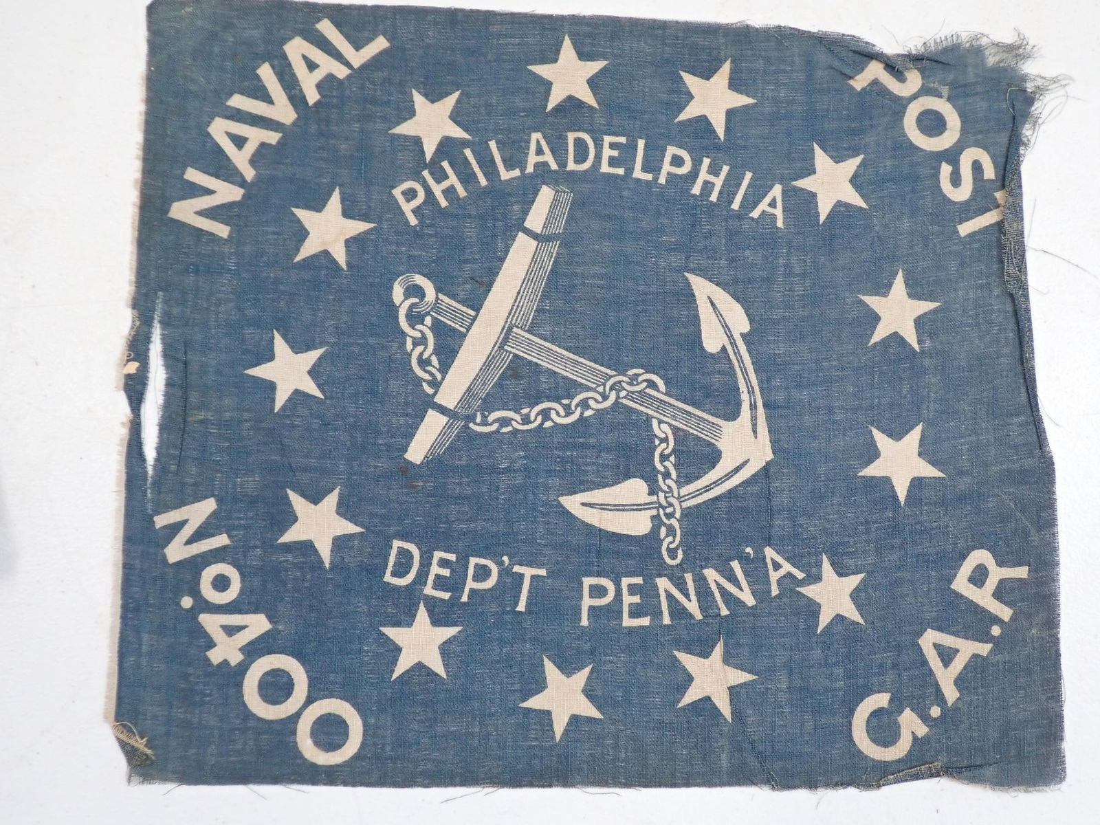 Naval Post No. 400 GAR Post Banner - Philadelphia (1 of 8)
