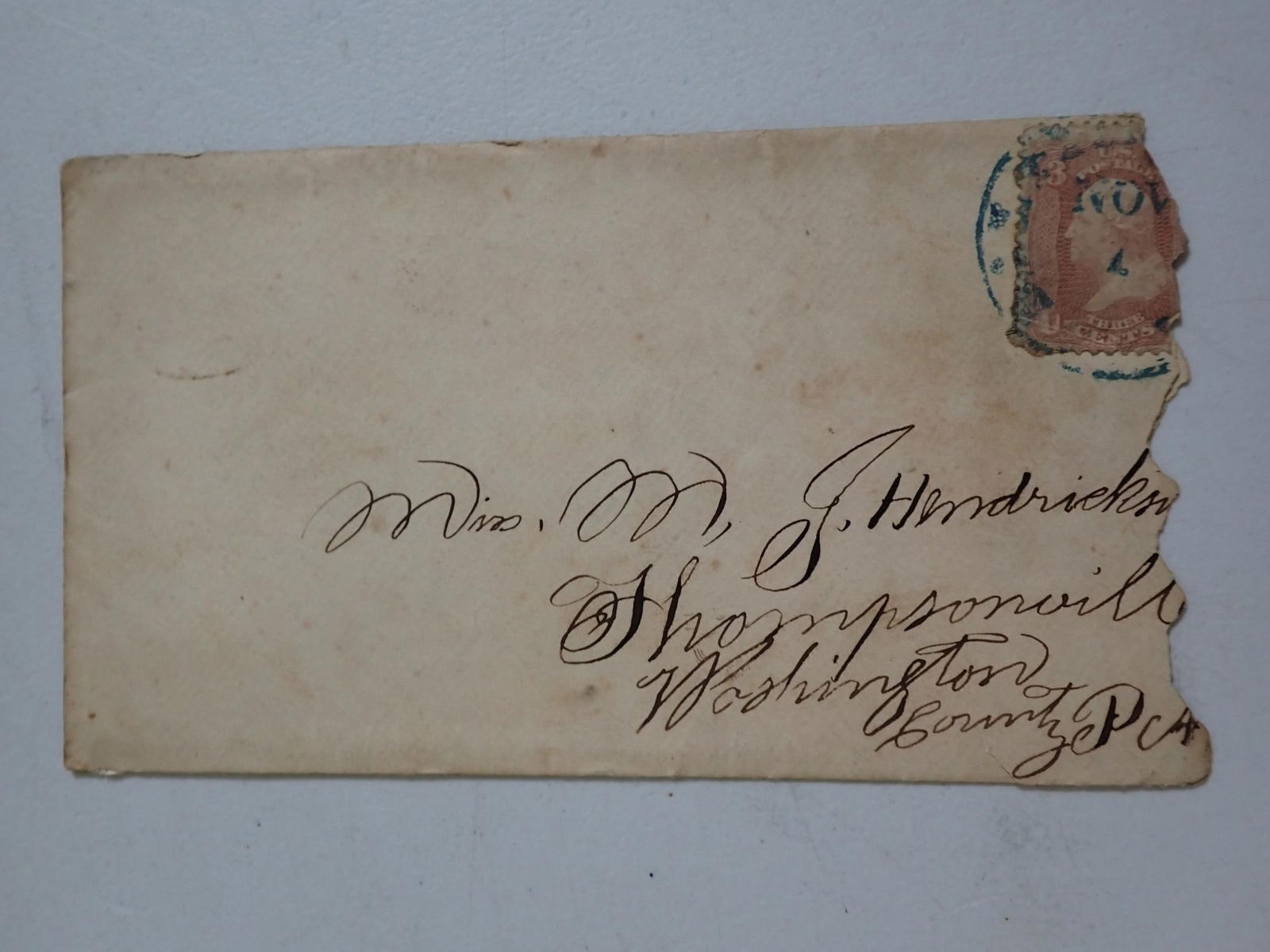 William C. Weeks MI 5th Cavalry, etc. postal covers - 12