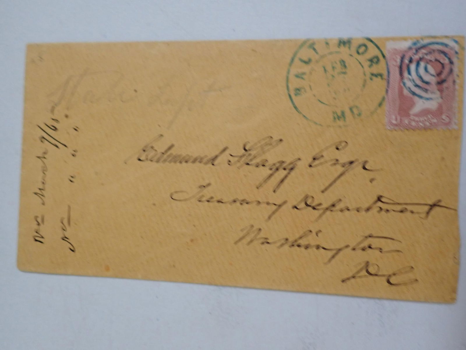 William C. Weeks MI 5th Cavalry, etc. postal covers - 16