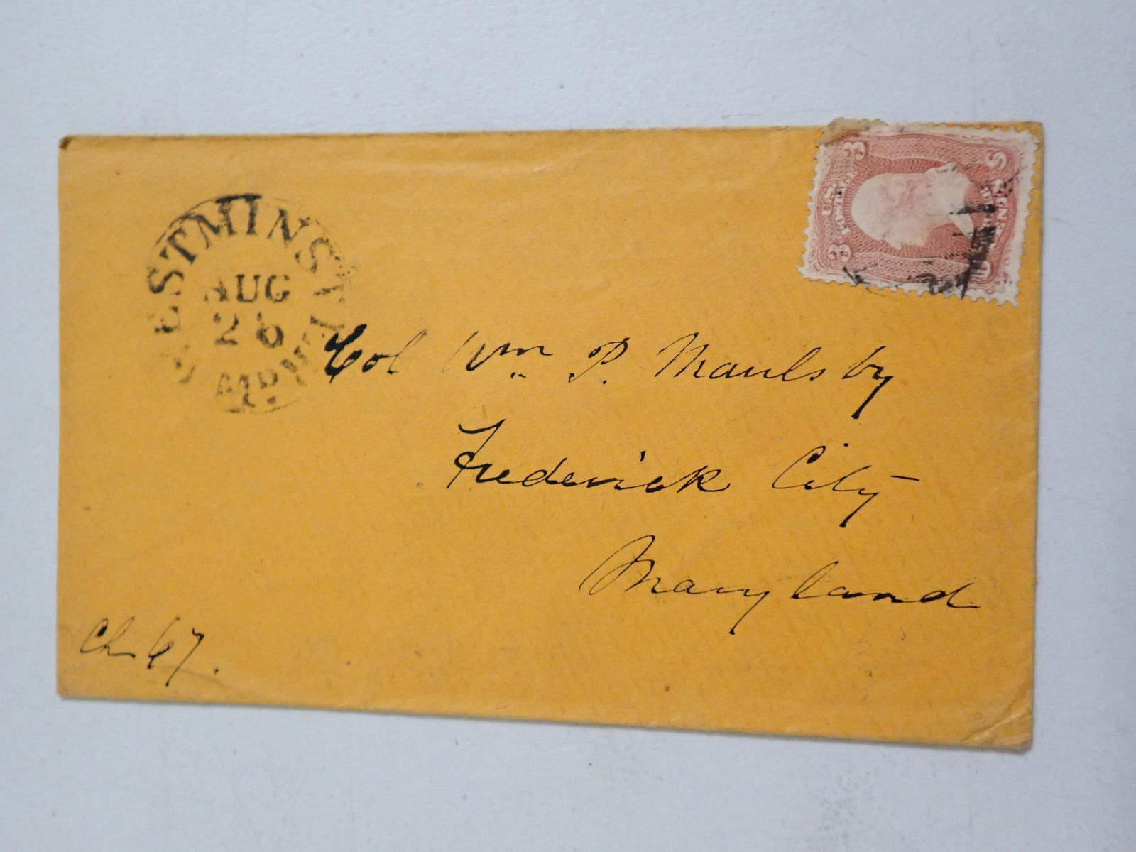 William C. Weeks MI 5th Cavalry, etc. postal covers - 18