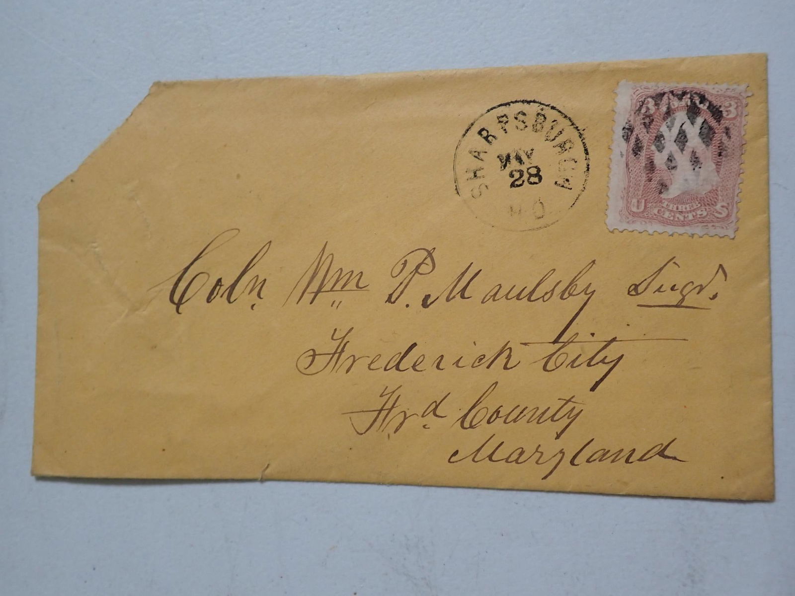 William C. Weeks MI 5th Cavalry, etc. postal covers - 8
