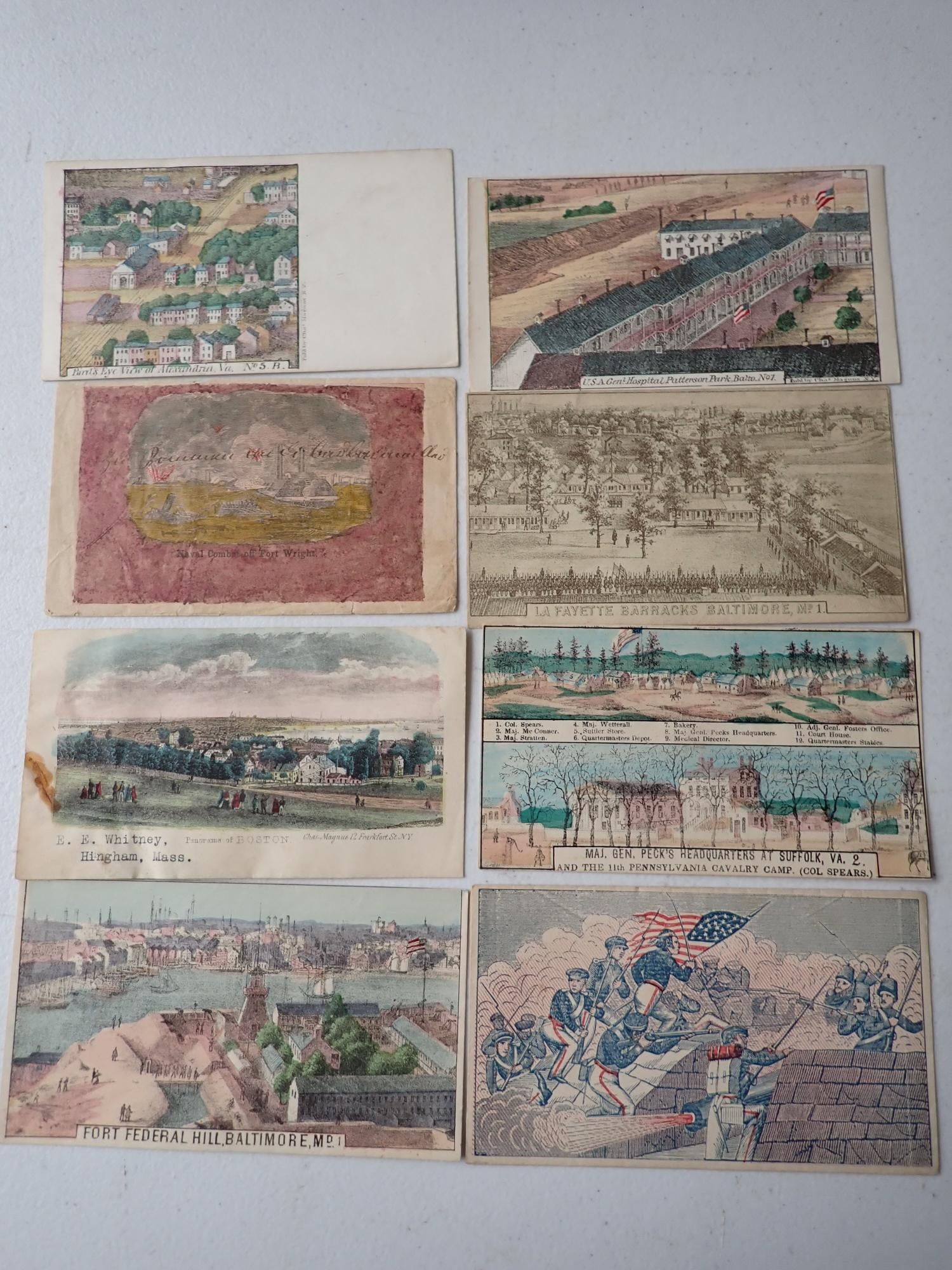 Naval Battle Fort Wright, more patriotic postal covers (1 of 18)