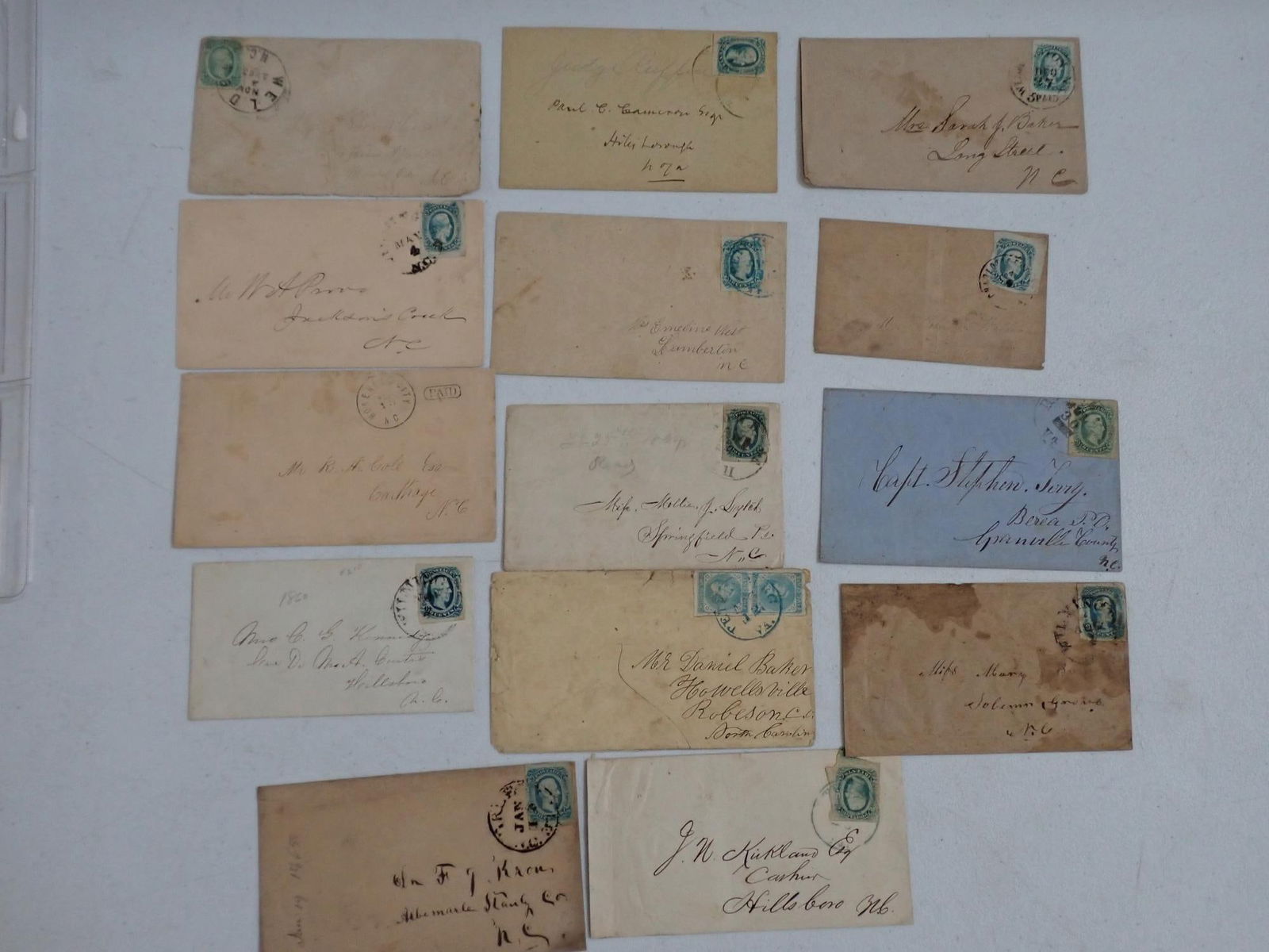 North Carolina CSA covers - Captain, Judge, etc. (1 of 16)