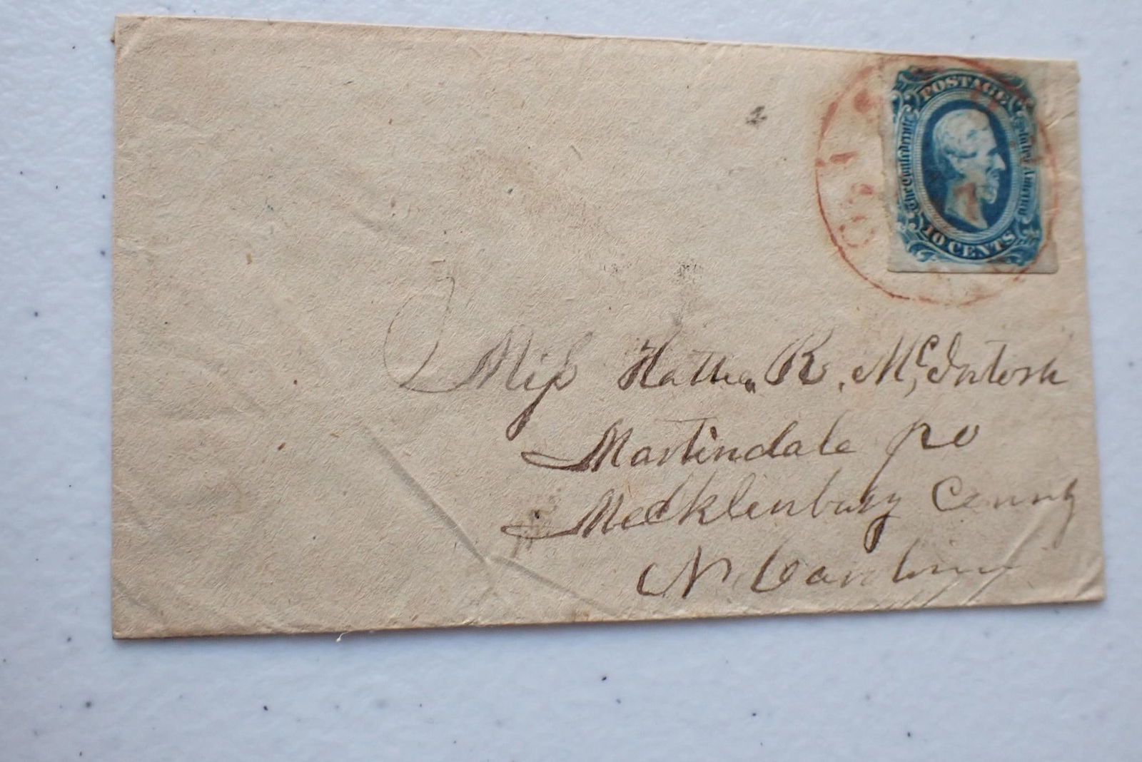 North Carolina - CSA Postal covers, Postmaster etc. - 12