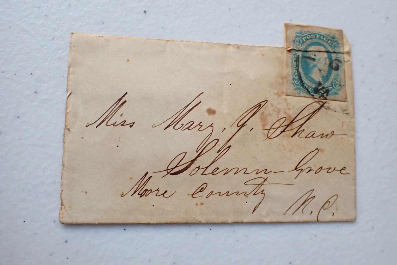 North Carolina - CSA Postal covers, Postmaster etc. - 14