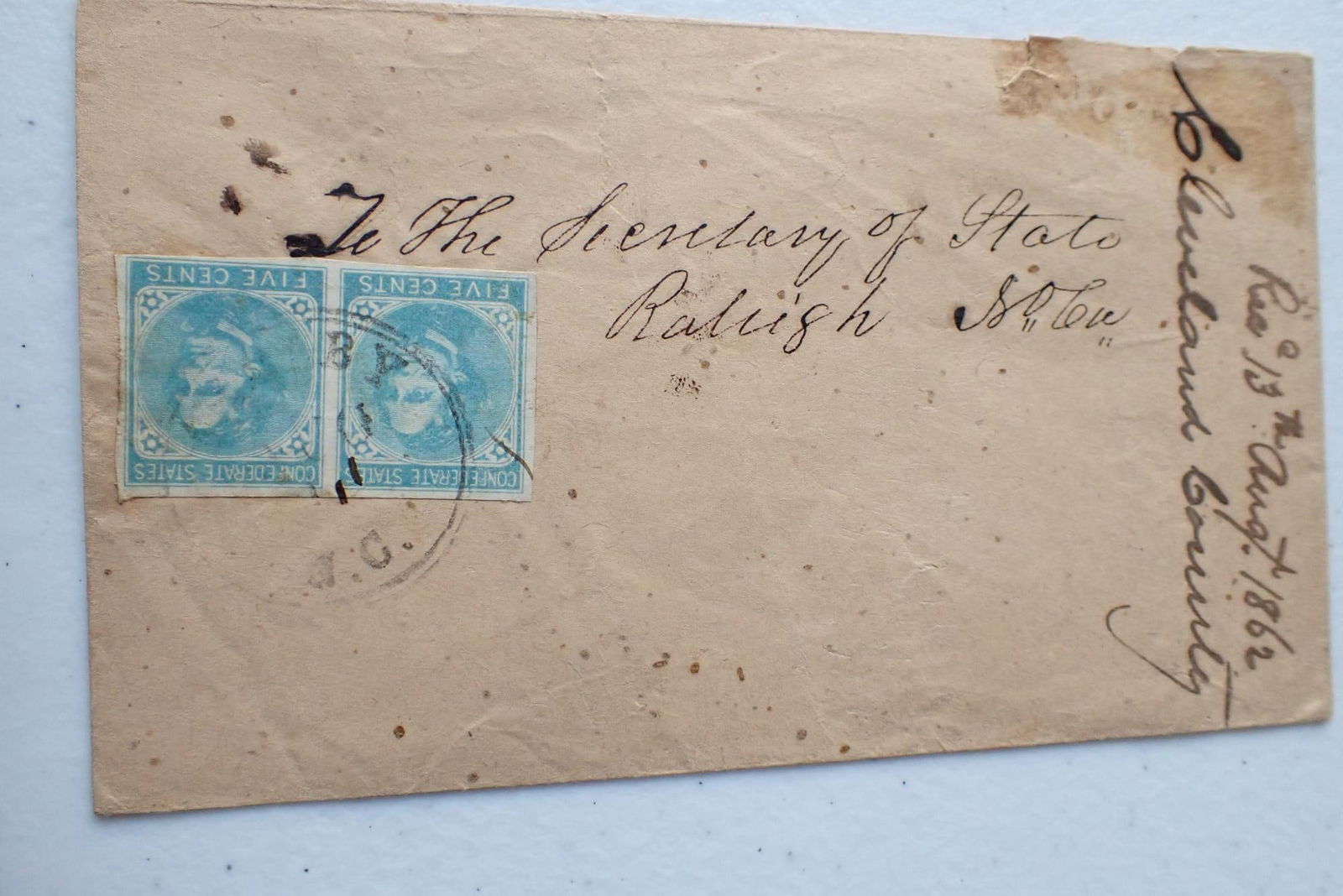 North Carolina - CSA Postal covers, Postmaster etc. - 4