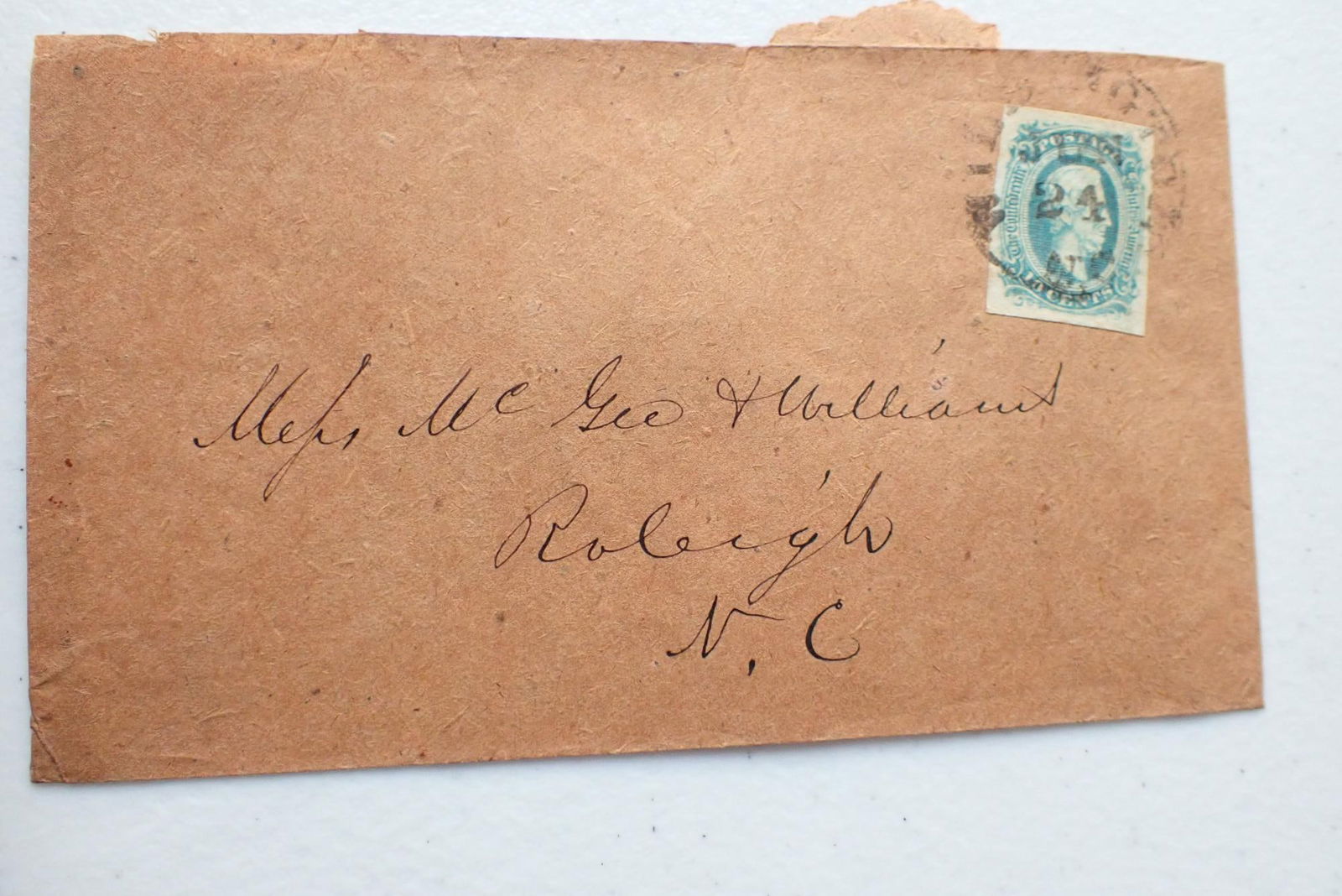North Carolina - CSA Postal covers, Postmaster etc. - 6