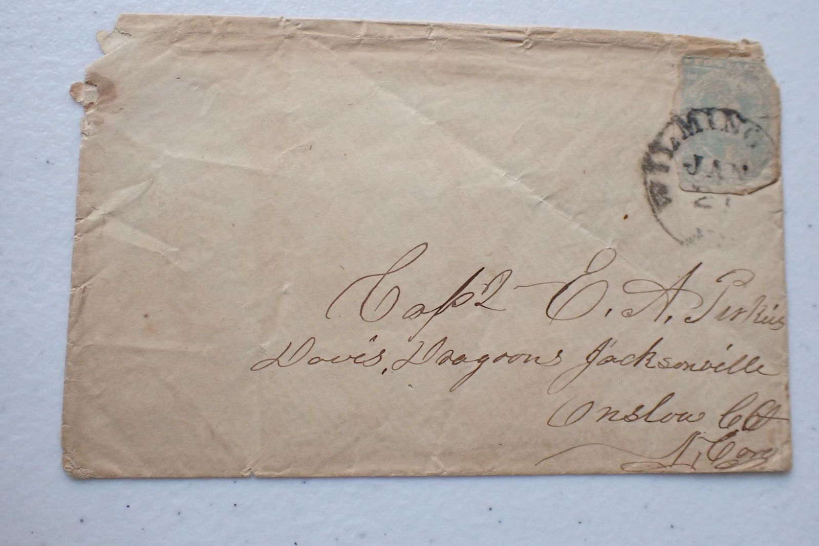North Carolina - CSA Postal covers, Postmaster etc. - 9