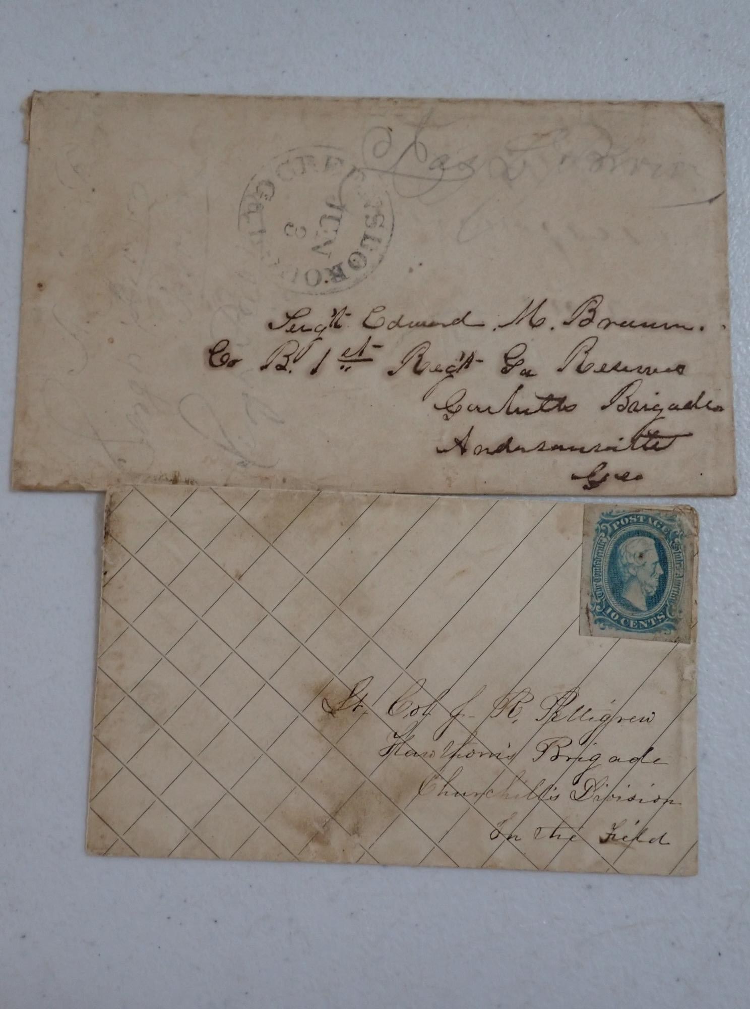 Andersonville Prison, Captain, CSA Postal Covers: Andersonville Confederate Prison and Captain CSA Postal Covers, Andersonville Confederate Prison and Captain CSA Postal Covers