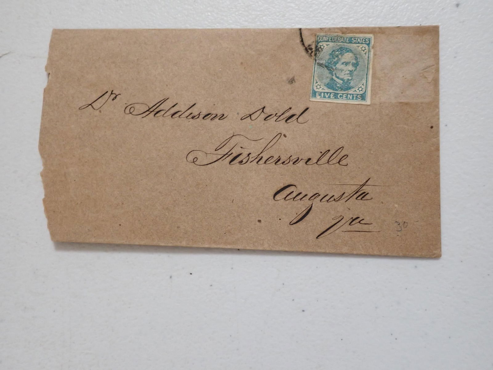 Virginia Confederate postal covers - 11