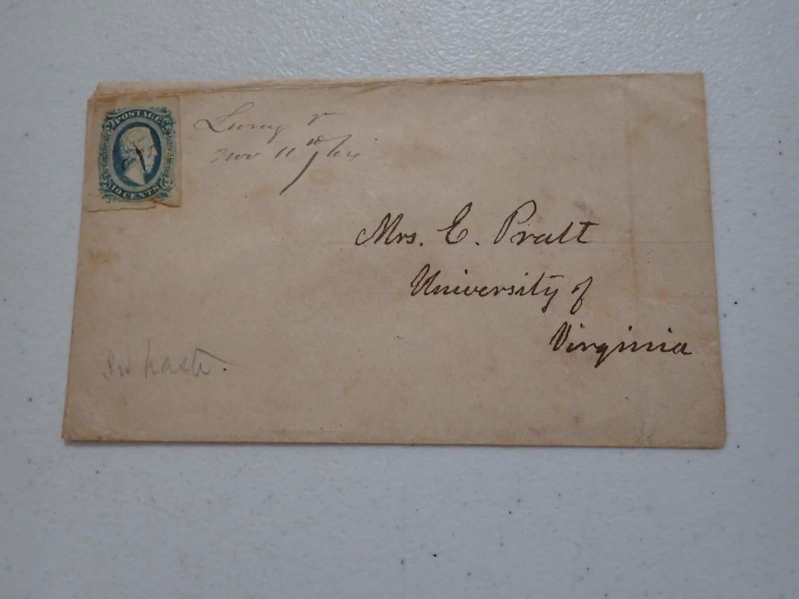Virginia Confederate postal covers - 12