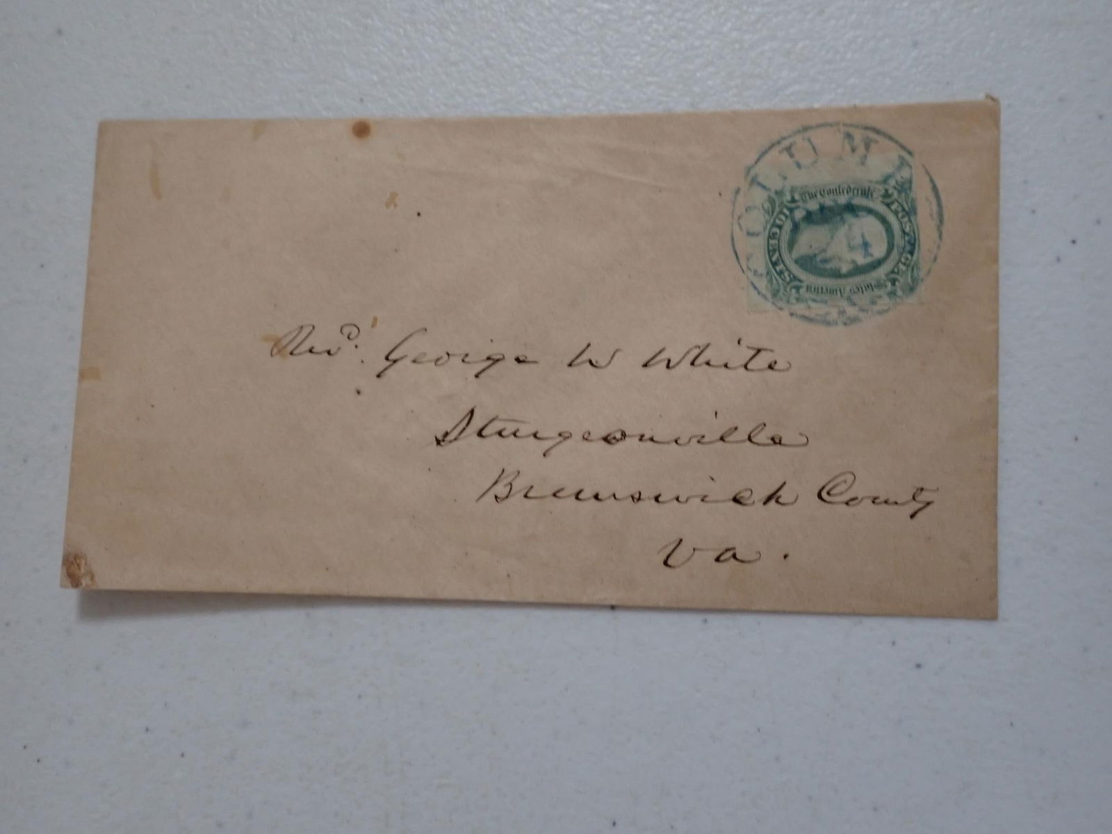 Virginia Confederate postal covers - 13