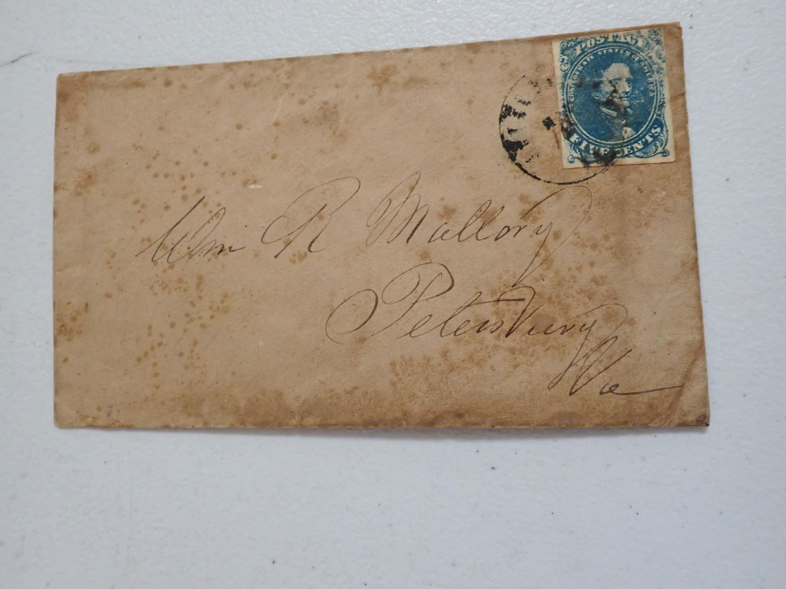 Virginia Confederate postal covers - 14