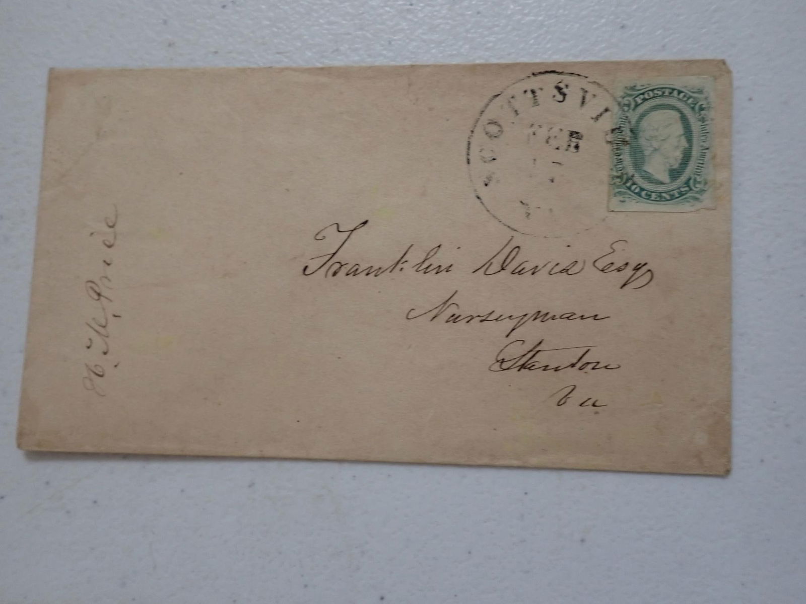 Virginia Confederate postal covers - 16