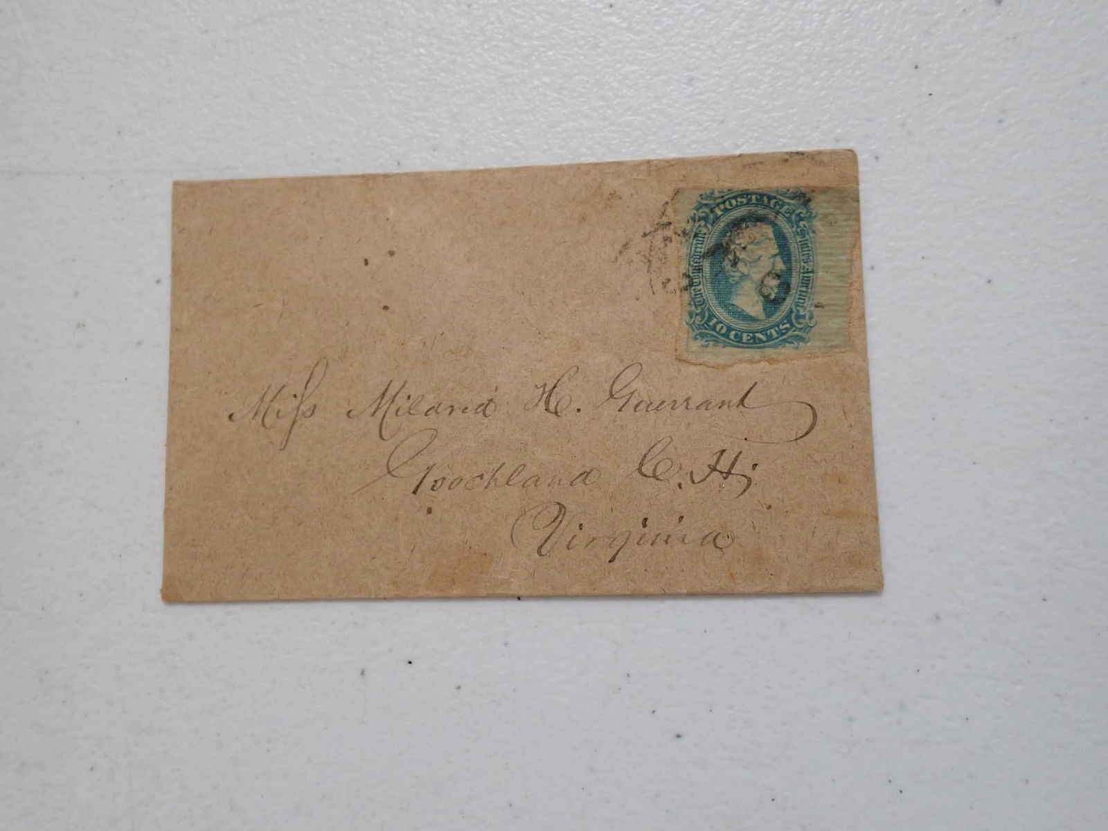 Virginia Confederate postal covers - 17