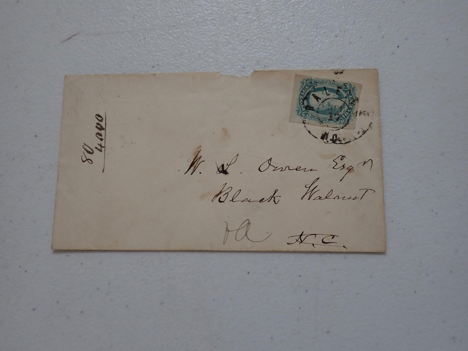 Virginia Confederate postal covers - 4