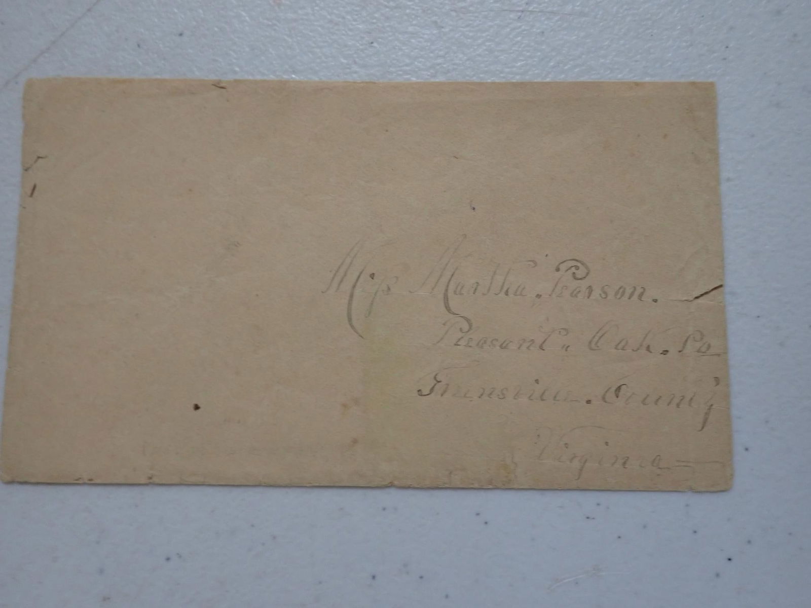 Virginia Confederate postal covers - 9