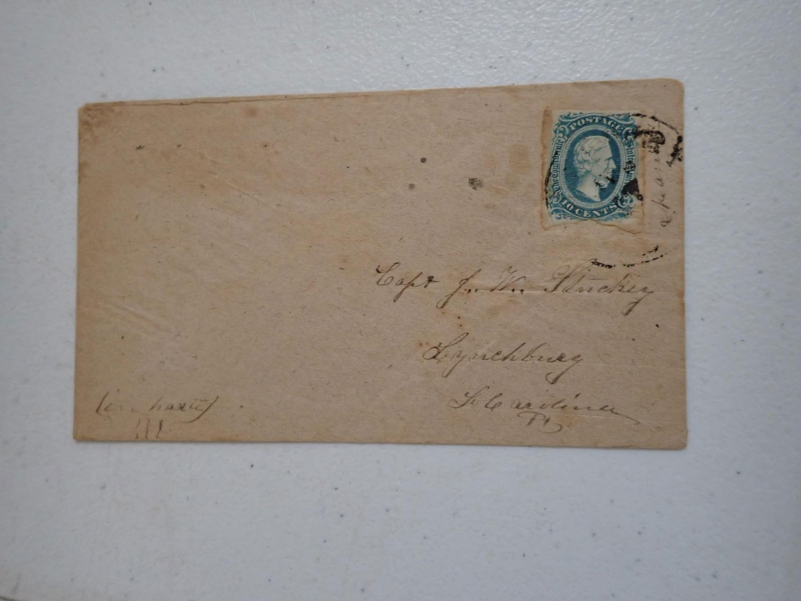 Virginia Confederate postal covers - 11