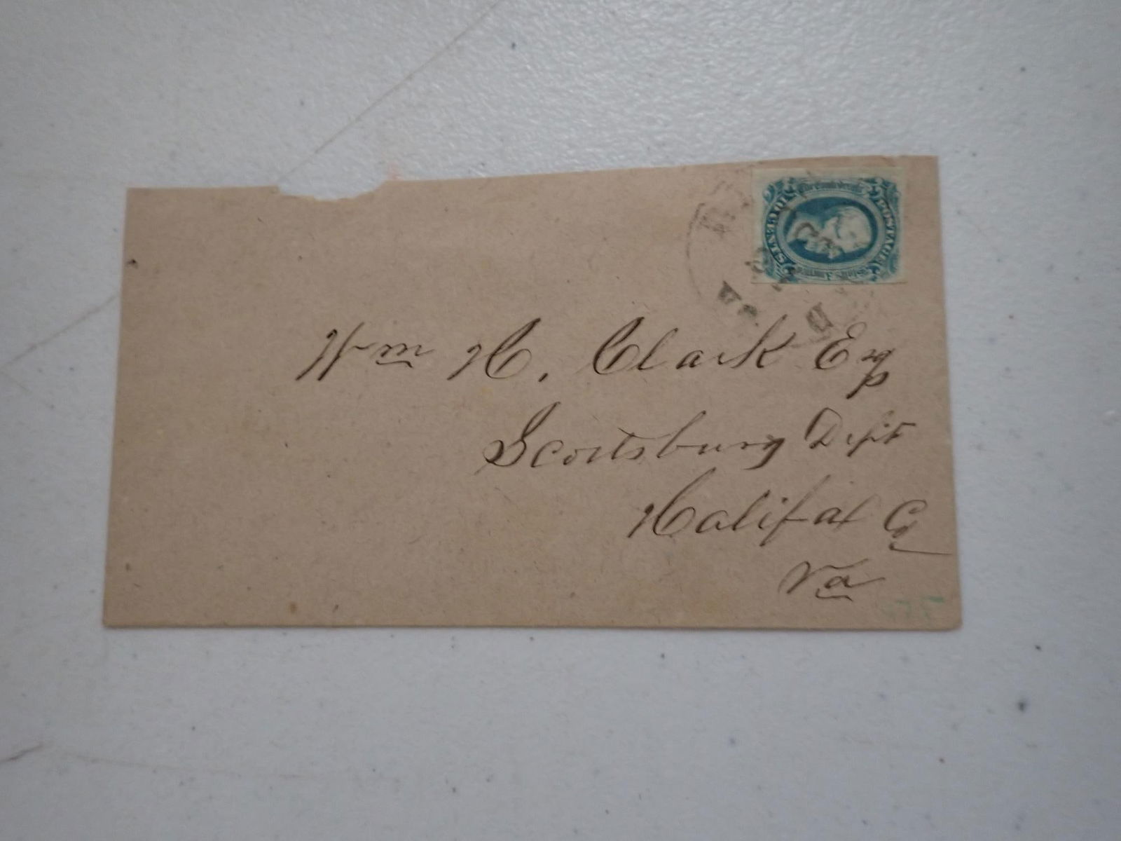 Virginia Confederate postal covers - 5