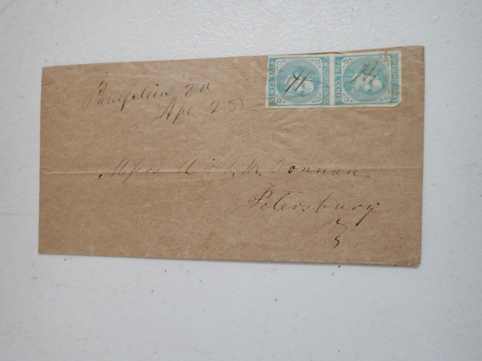 Virginia Confederate postal covers - 8