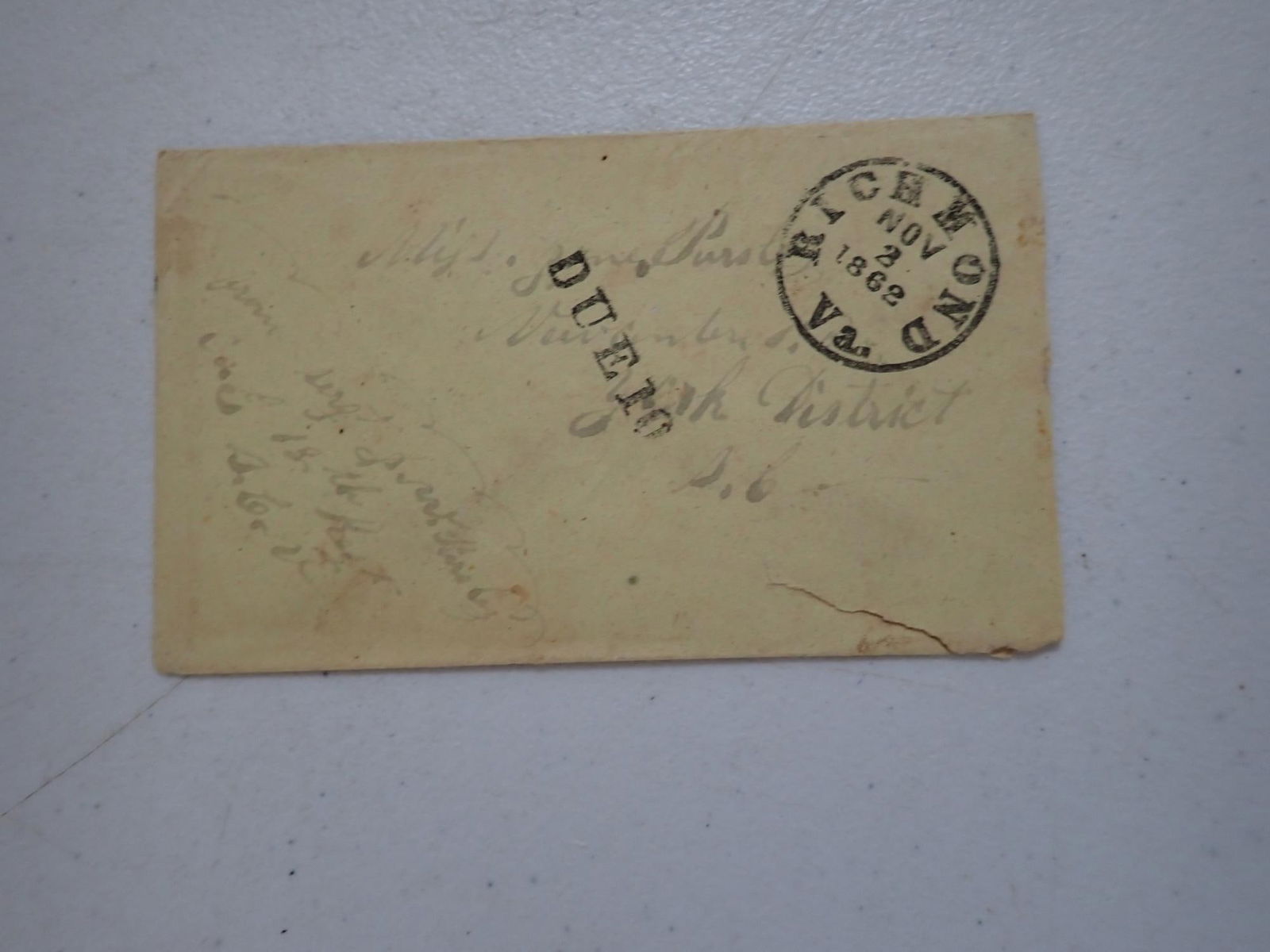 Virginia Confederate postal covers - 10