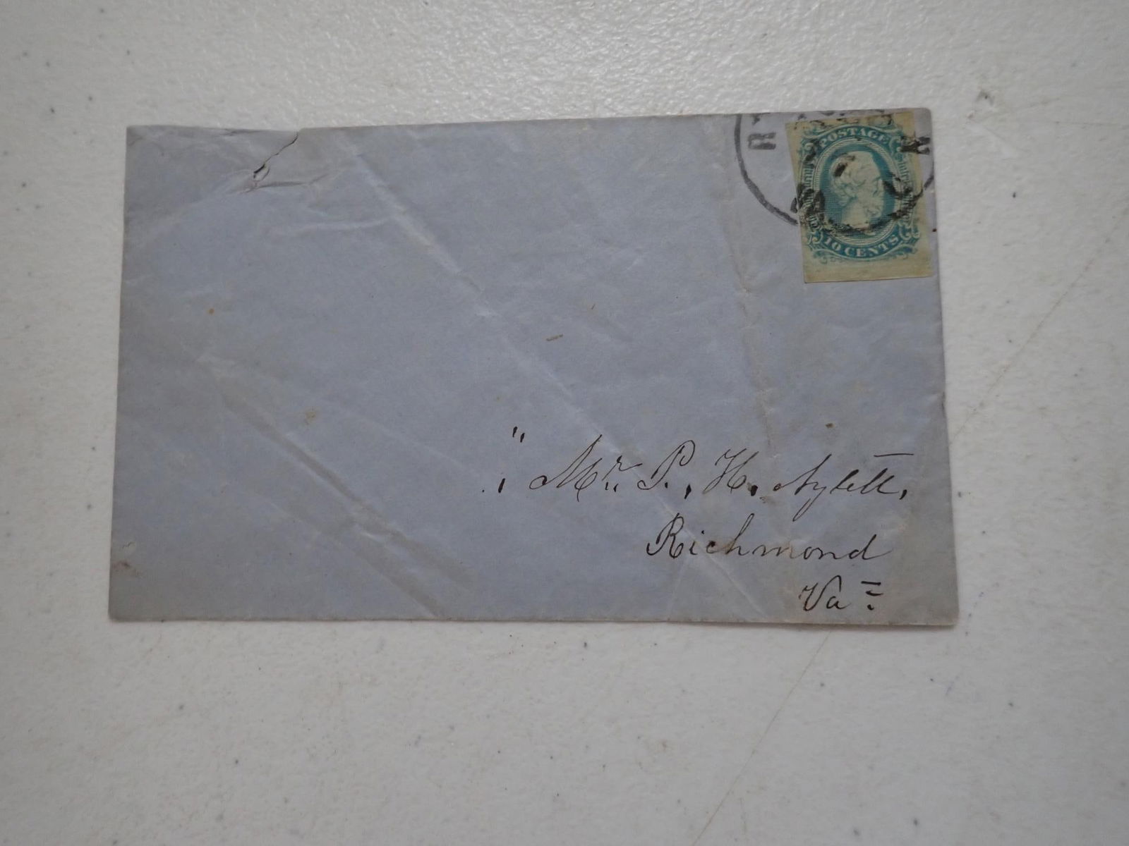 Virginia Confederate postal covers - 15