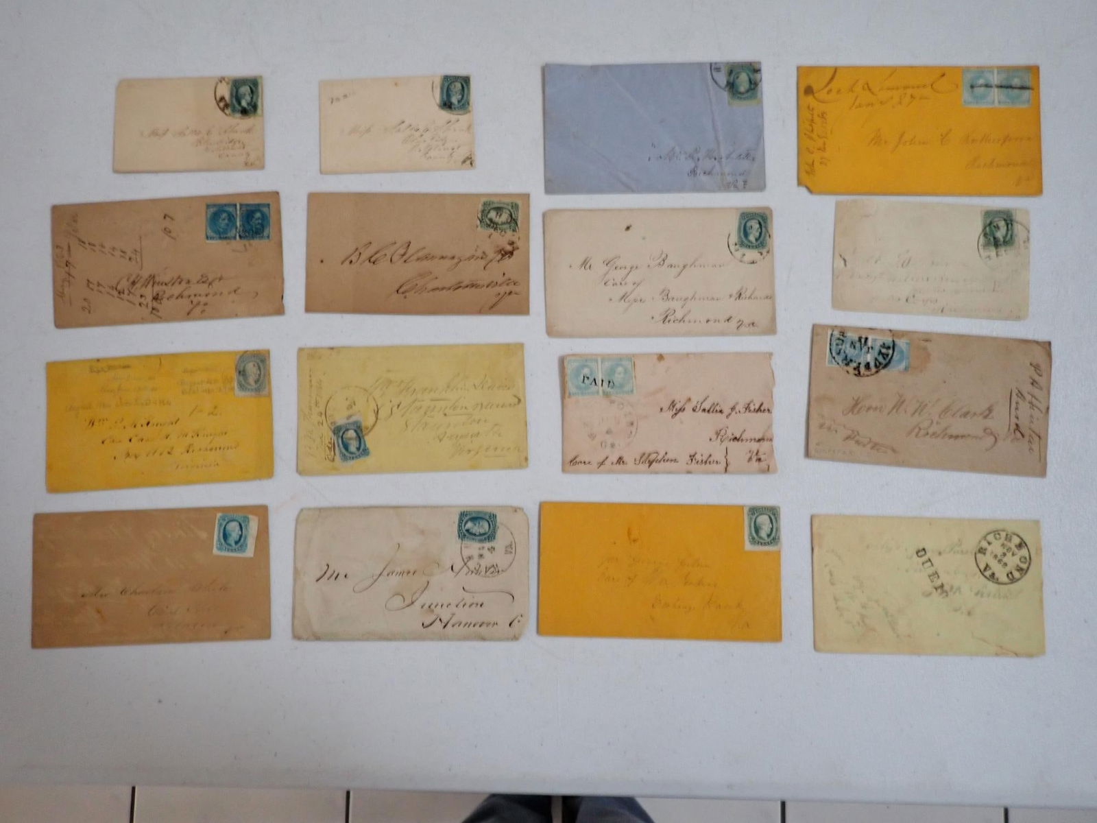 Virginia Confederate postal covers (1 of 18)