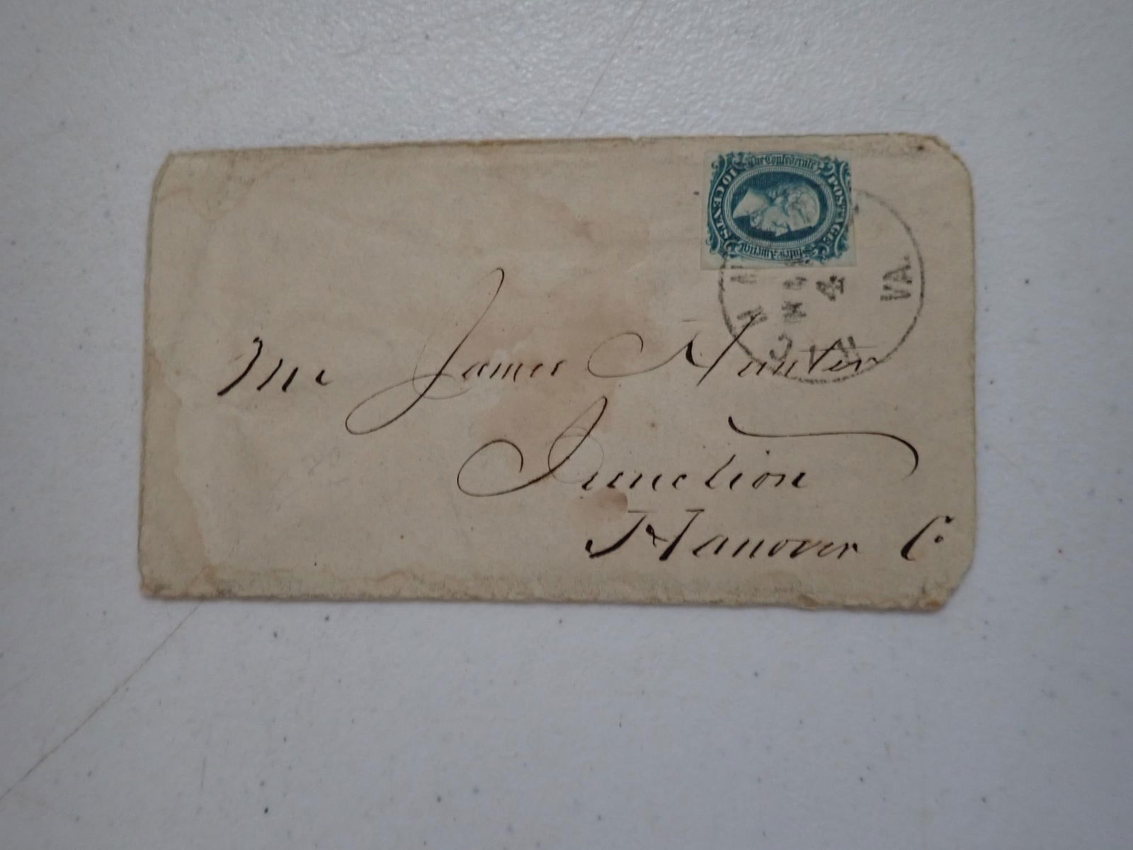 Virginia Confederate postal covers - 8