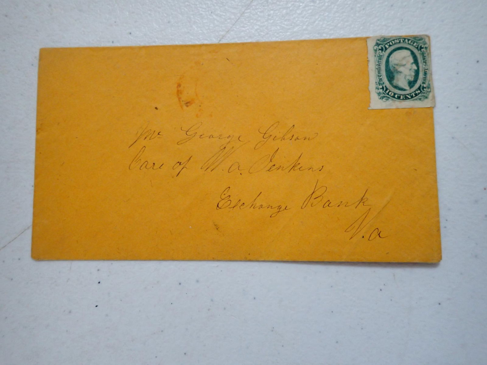 Virginia Confederate postal covers - 9