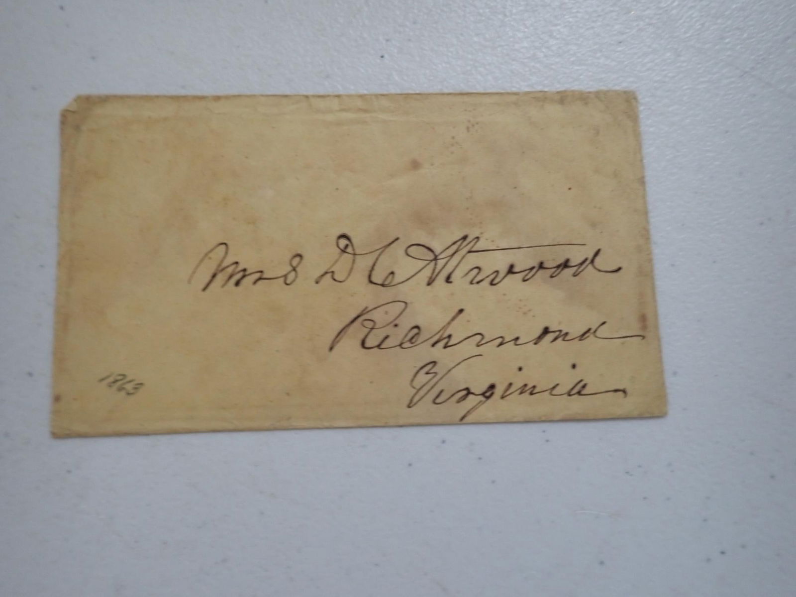 Virginia Confederate postal covers - 10