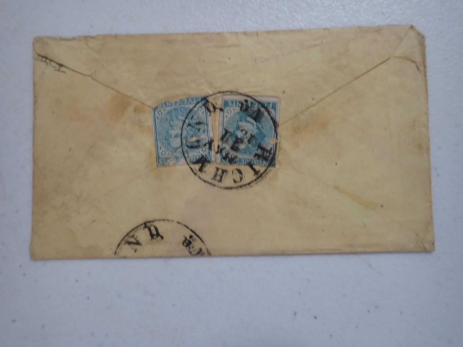 Virginia Confederate postal covers - 11