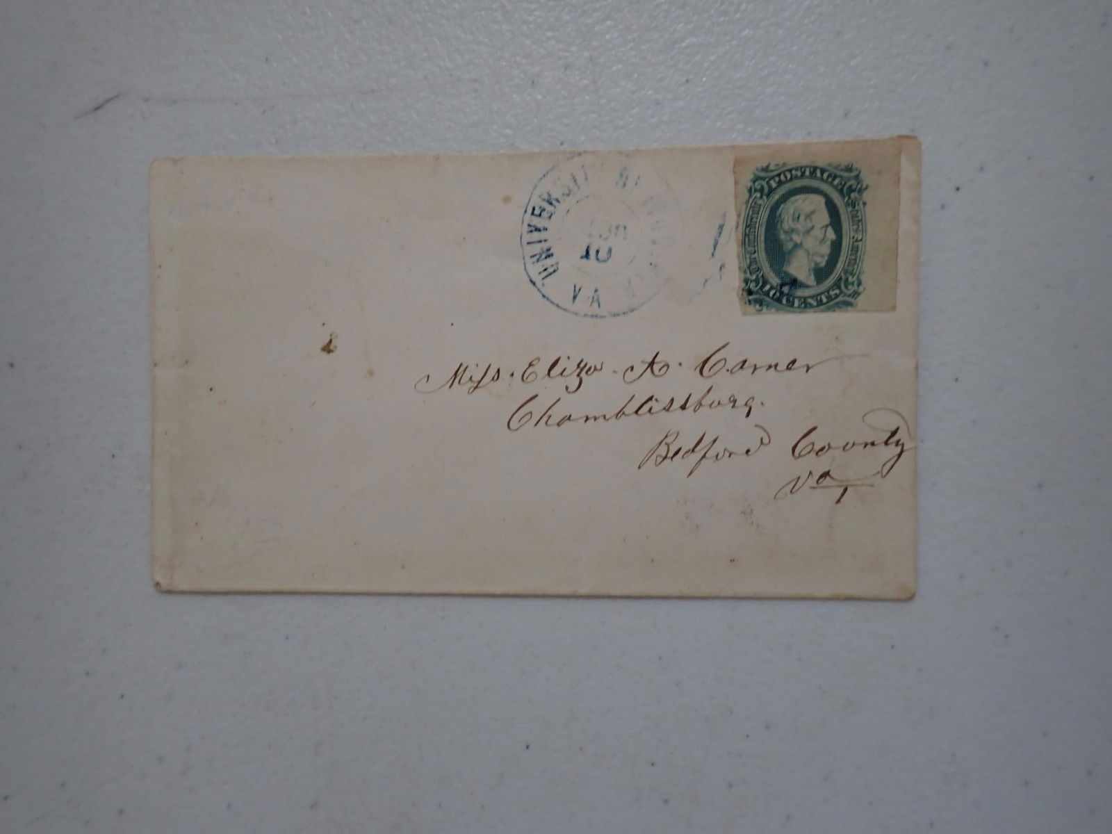 Virginia Confederate postal covers - 2