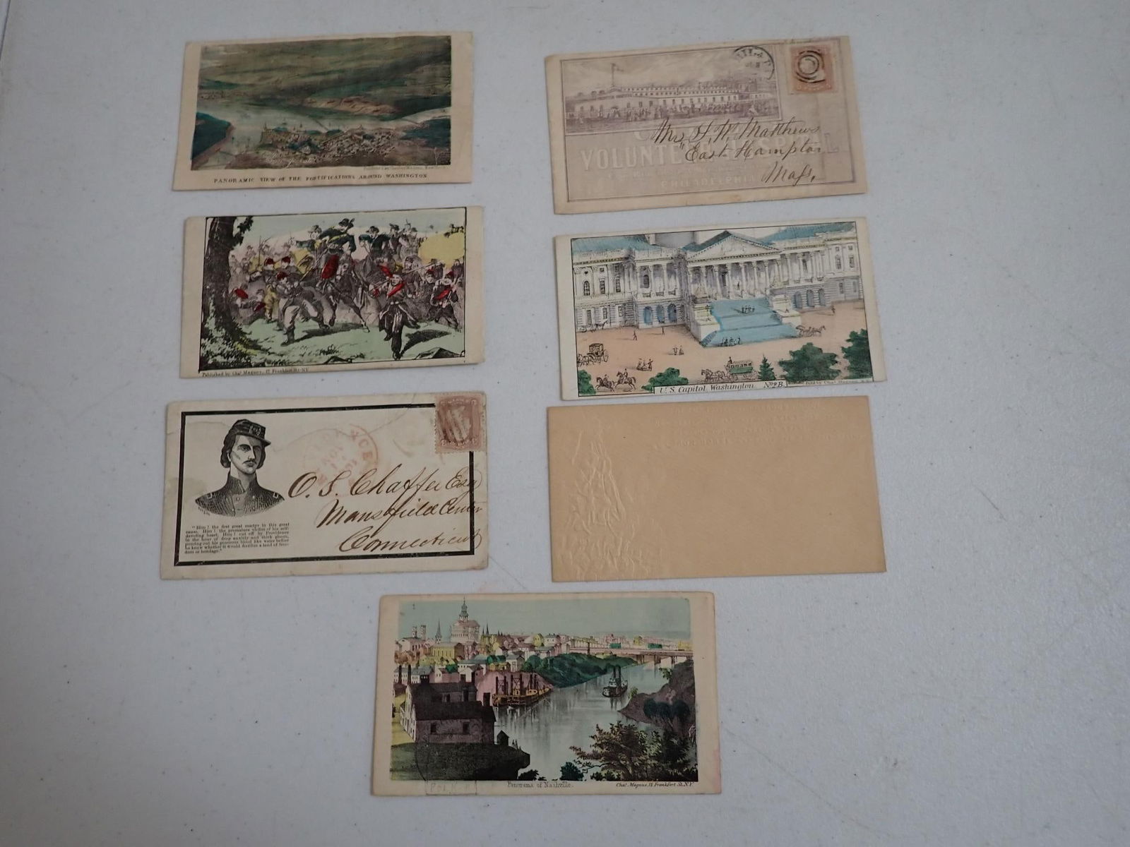 Lithograph Patriotic Postal Covers and Others (1 of 8)