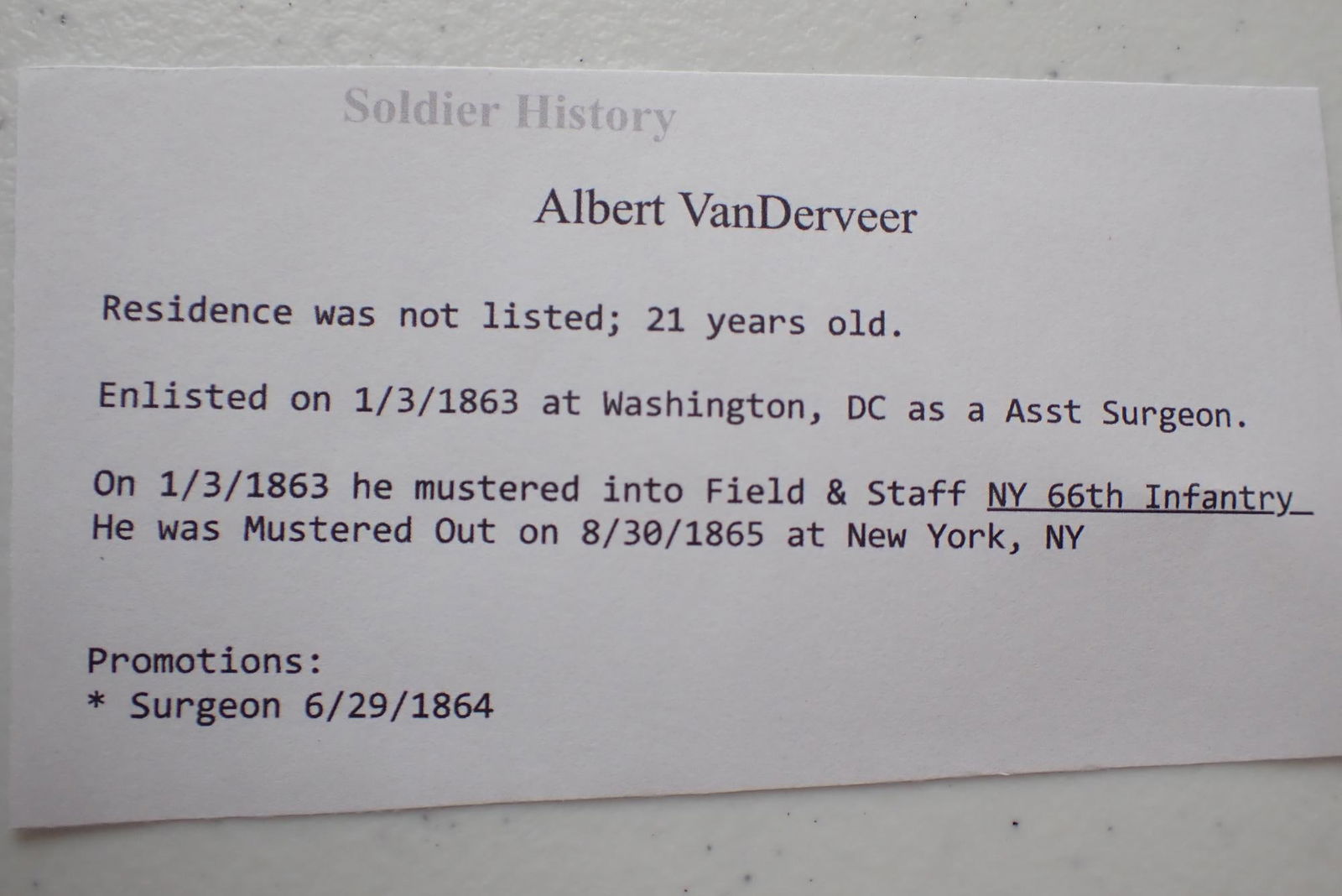 Civil War Postal Covers - 13