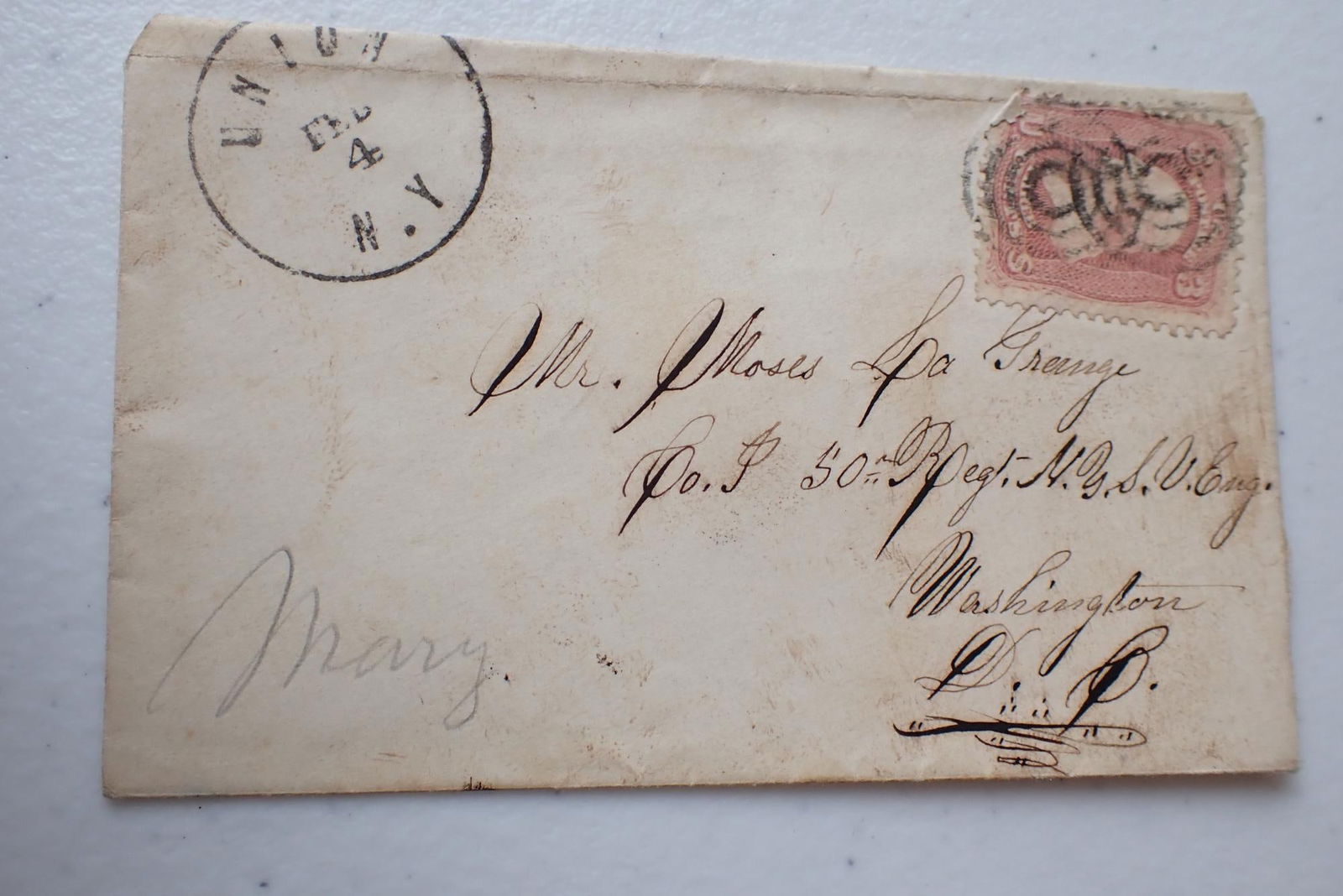 Civil War Postal Covers - 16