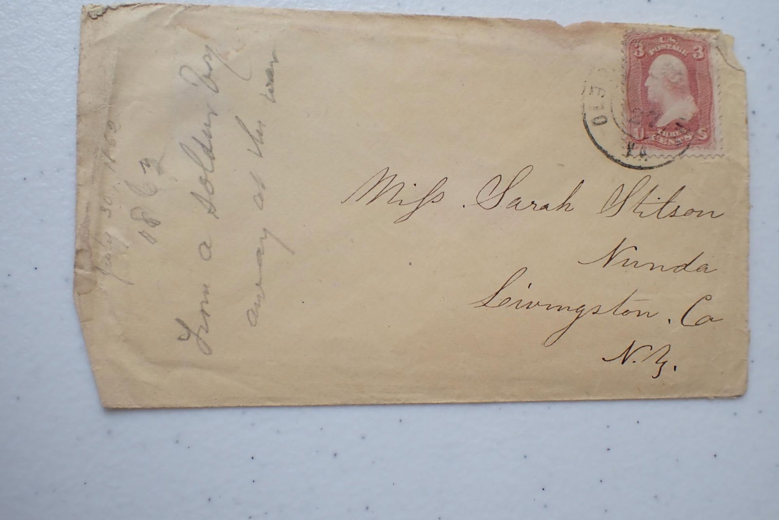 Civil War Postal Covers - 12