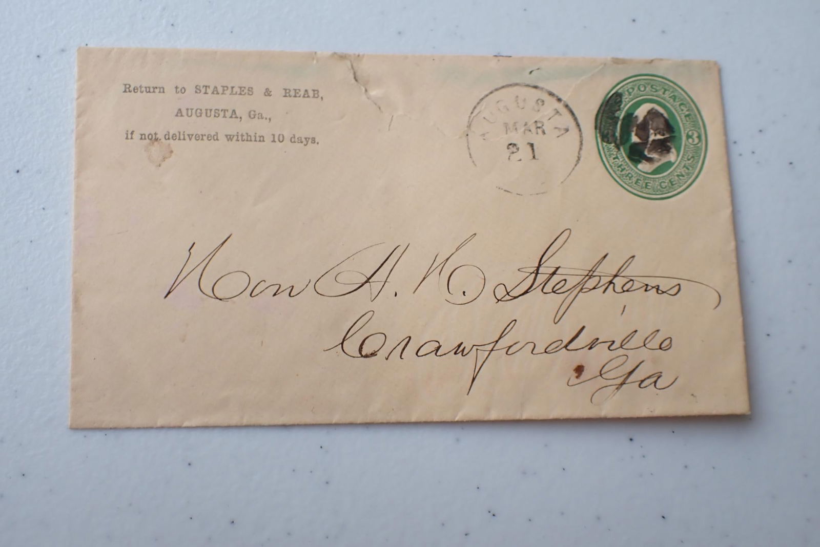 Southern States Postal Covers - 13