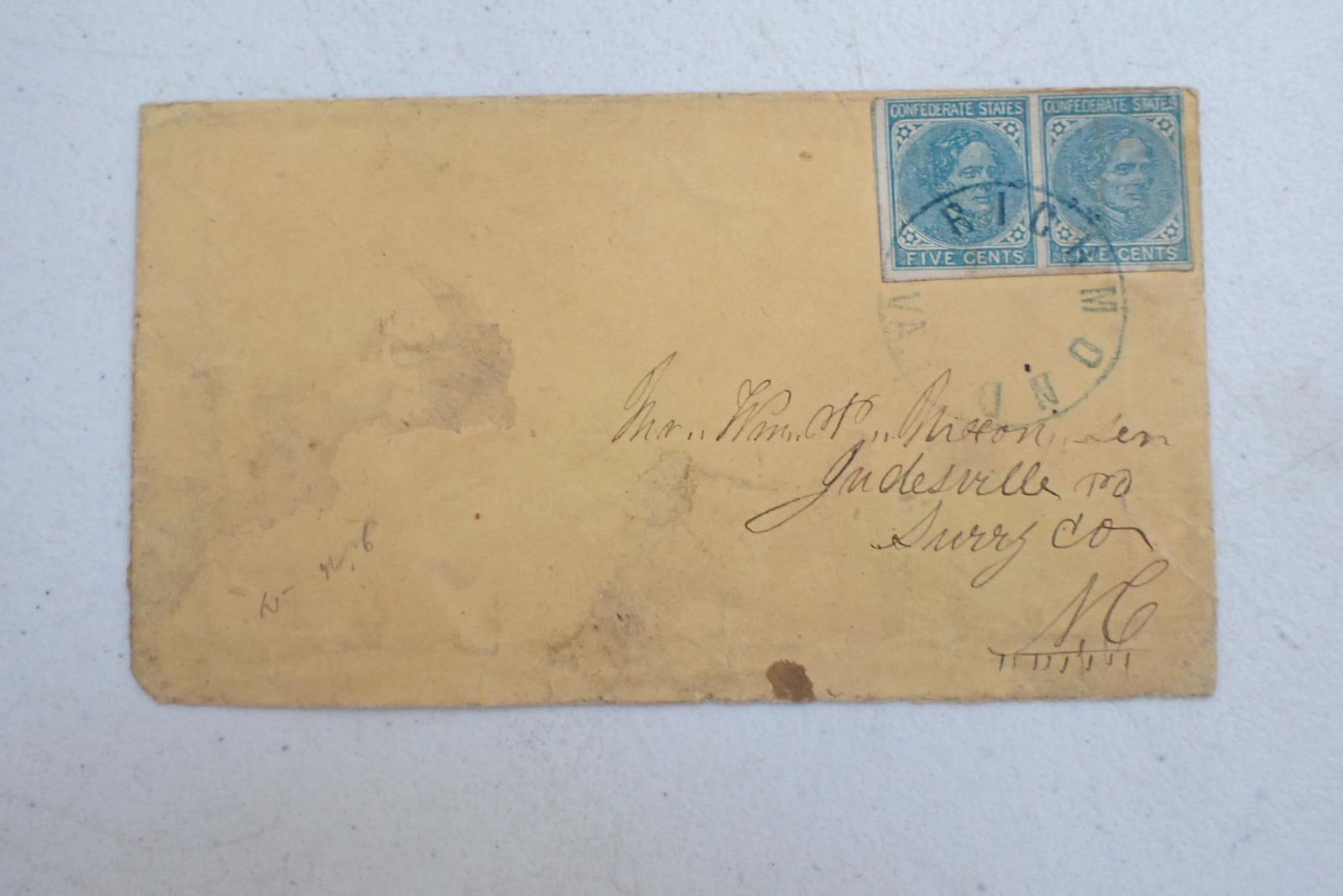 Confederate Postal Covers - Virginia - 6