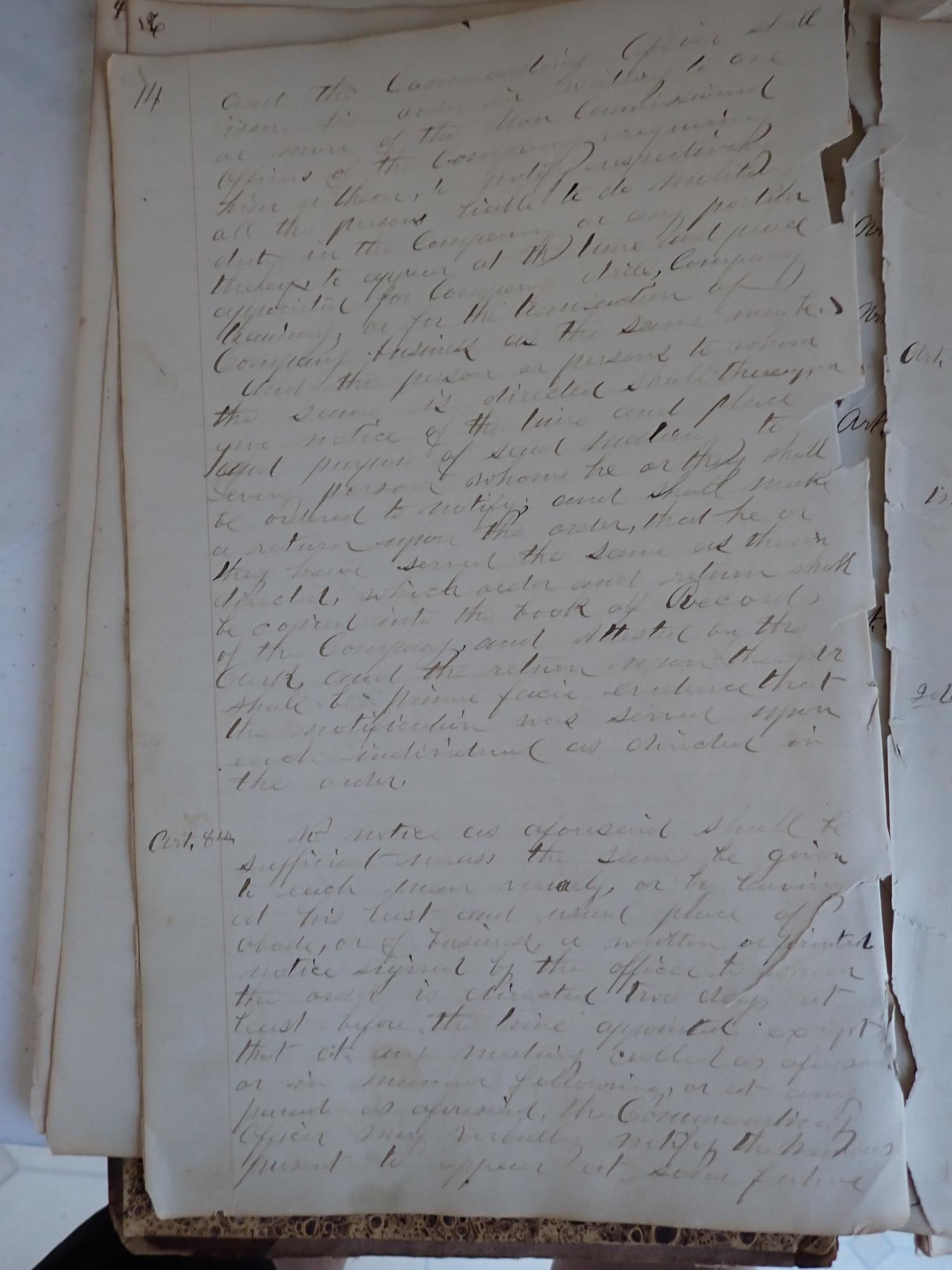 Massachusetts Troops Orders & records - 3