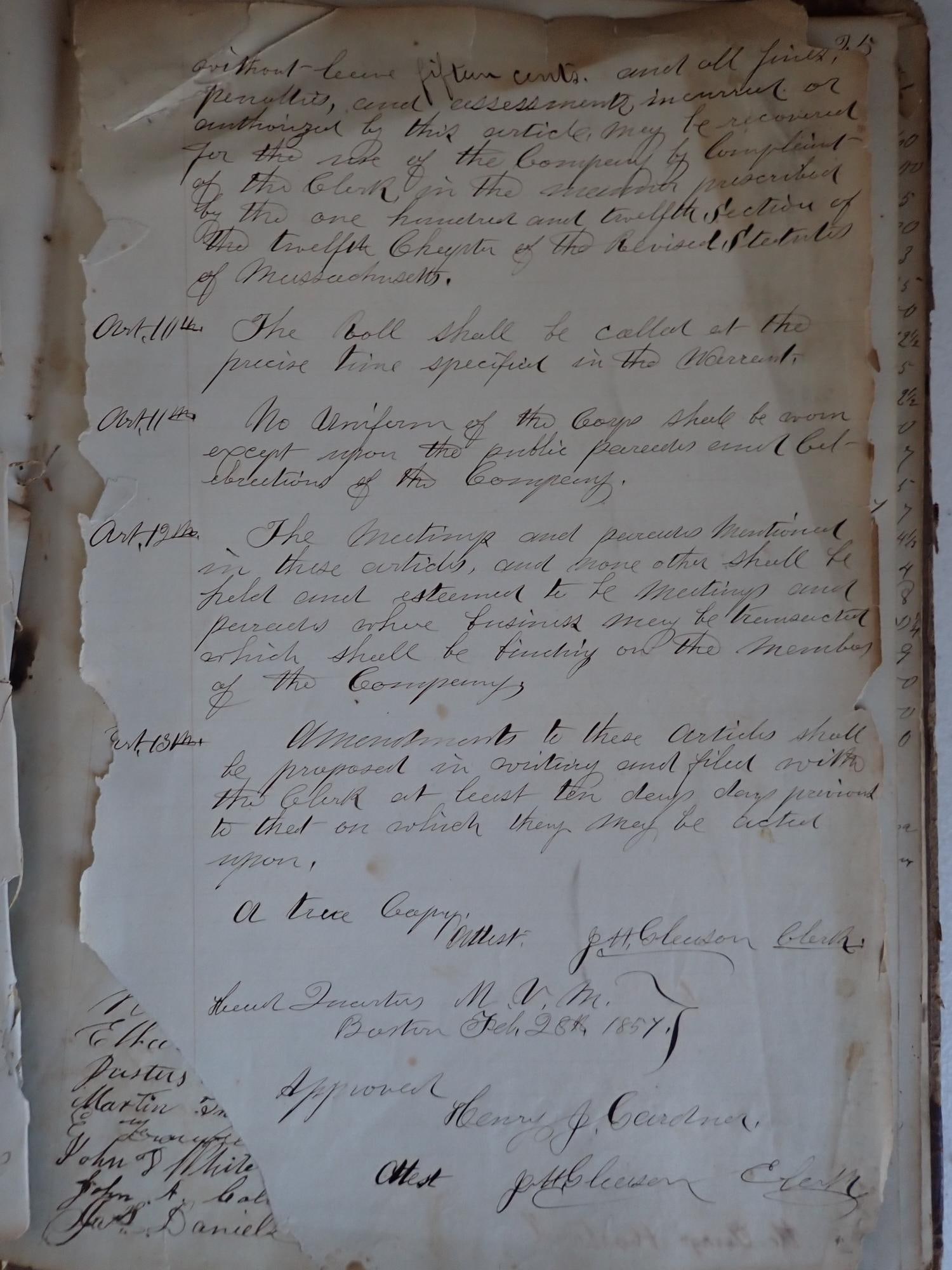 Massachusetts Troops Orders & records - 5