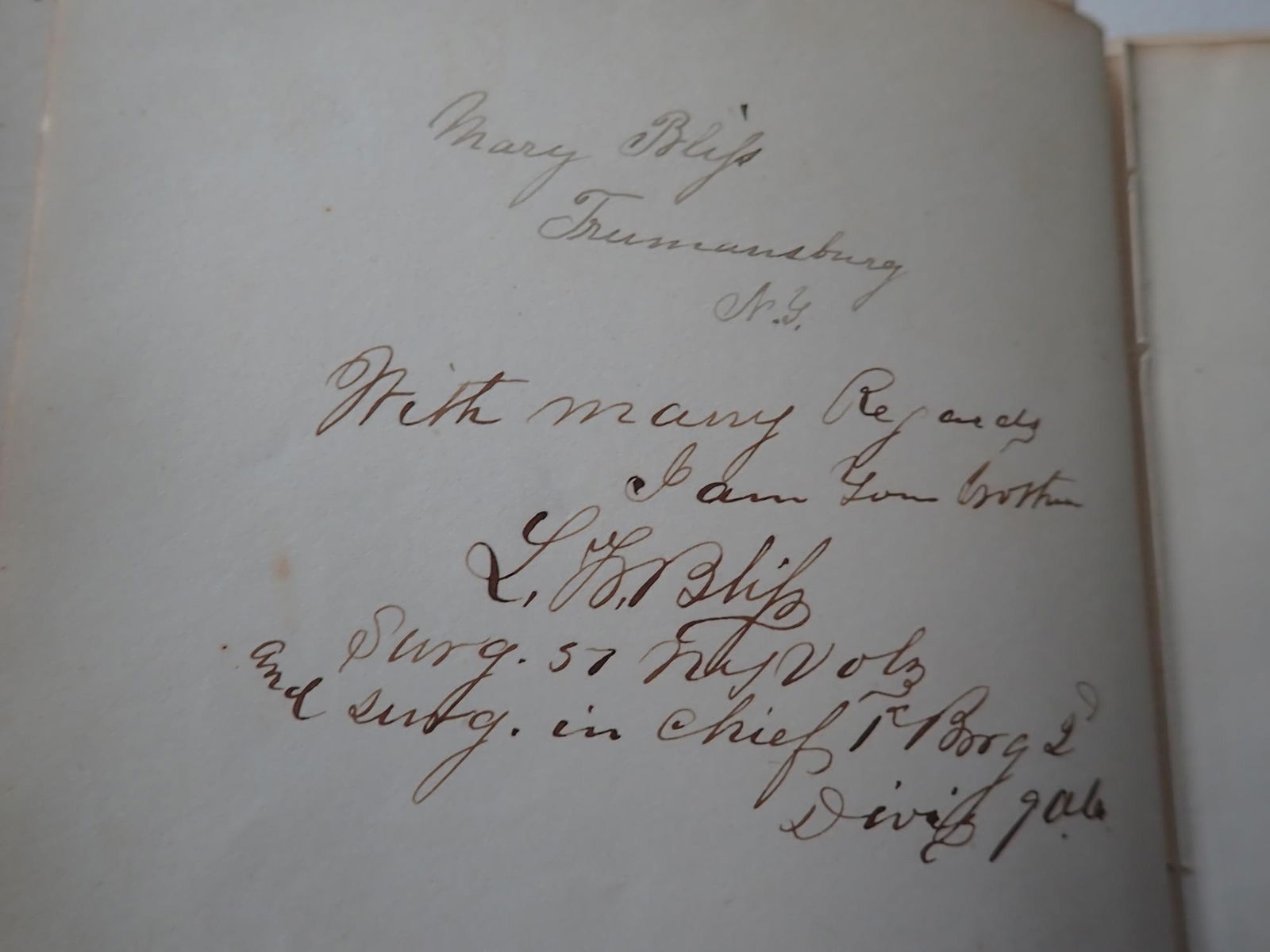 10th New York Cavalry (mainly) Autograph Album (1 of 17)