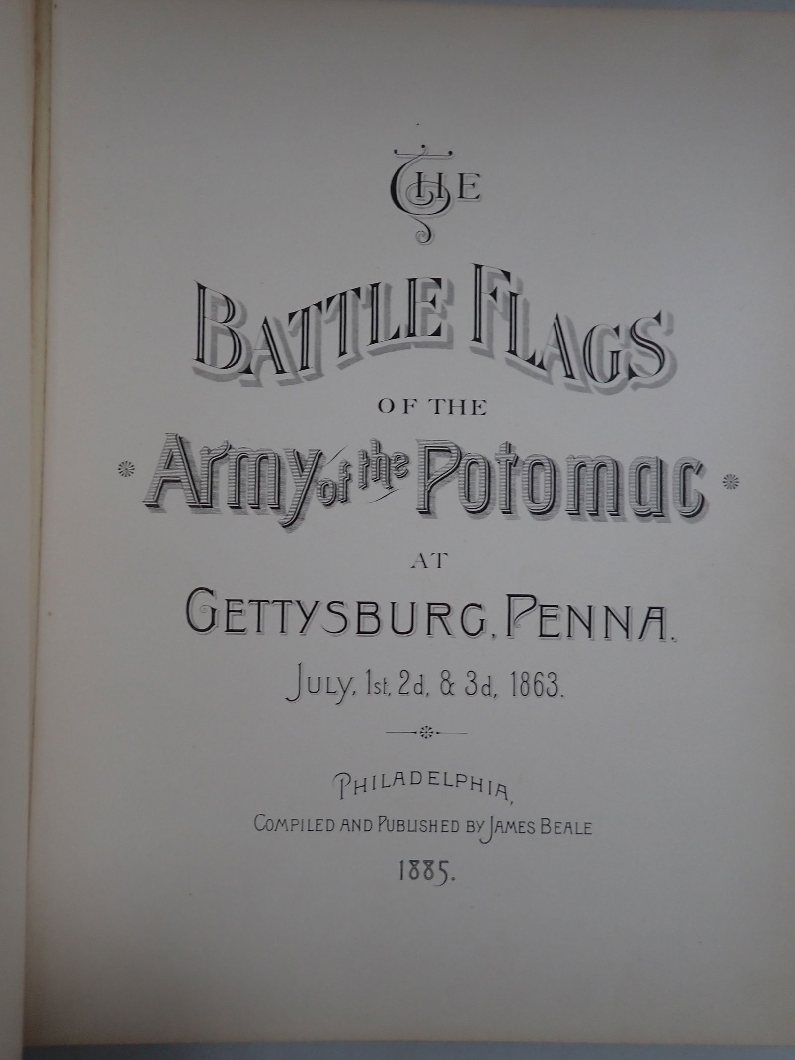 Battle Flags Army of Potomac Gettysburg Ltd. Ed. (1 of 10)