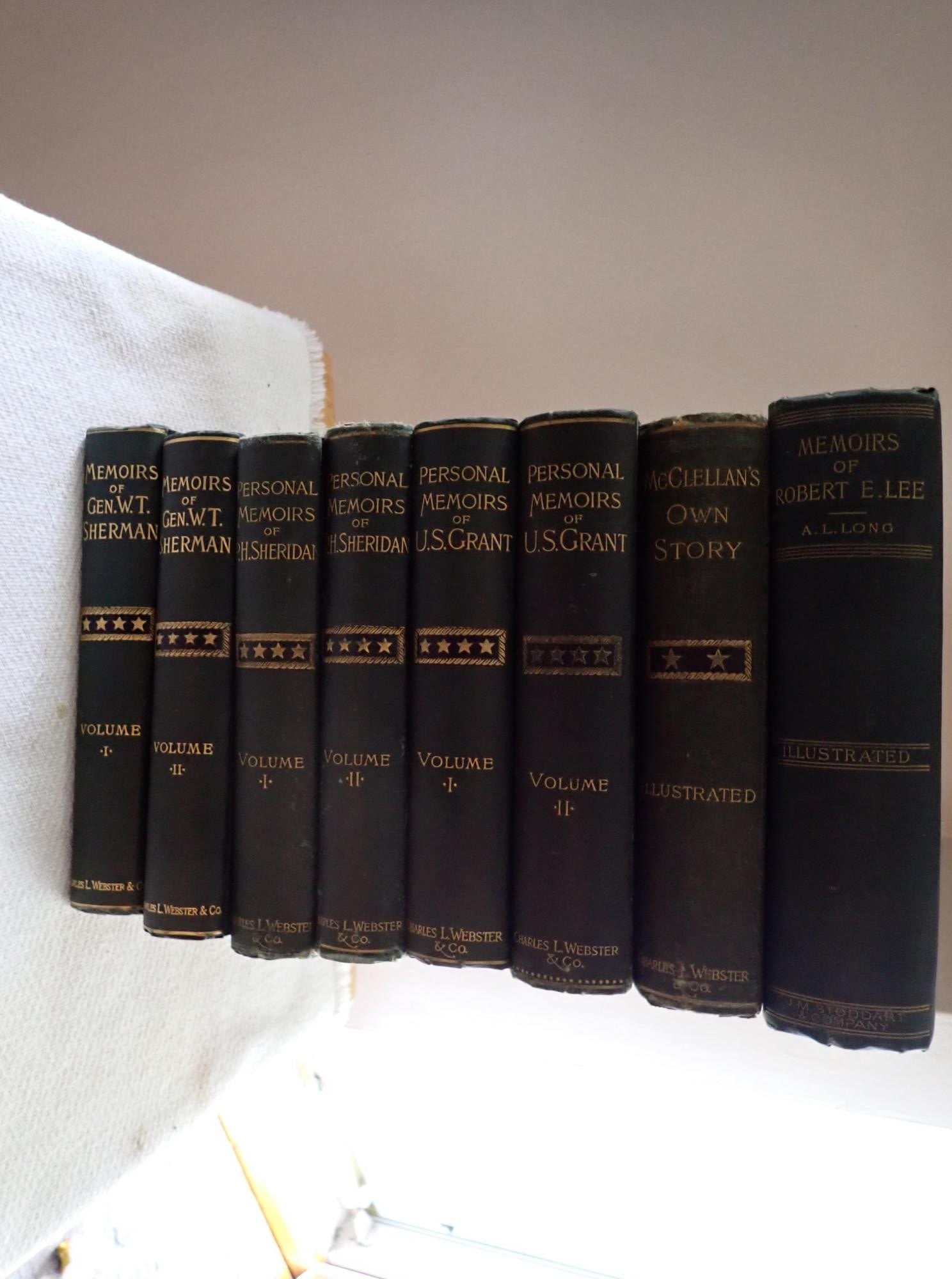 Robert E. Lee, Grant & McClellan books - 2